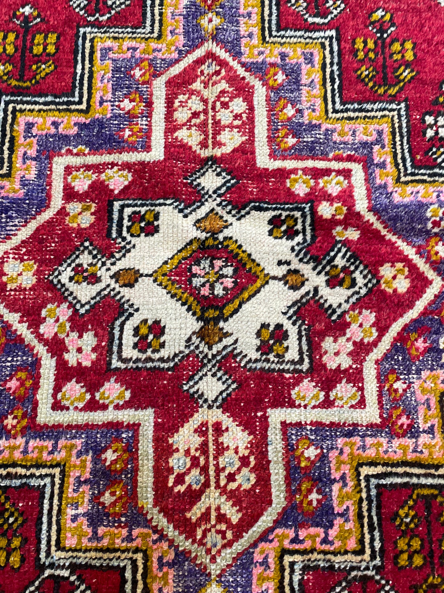 Hand-Knotted Wool Rug Turkish Oushak 4' x 5'9"