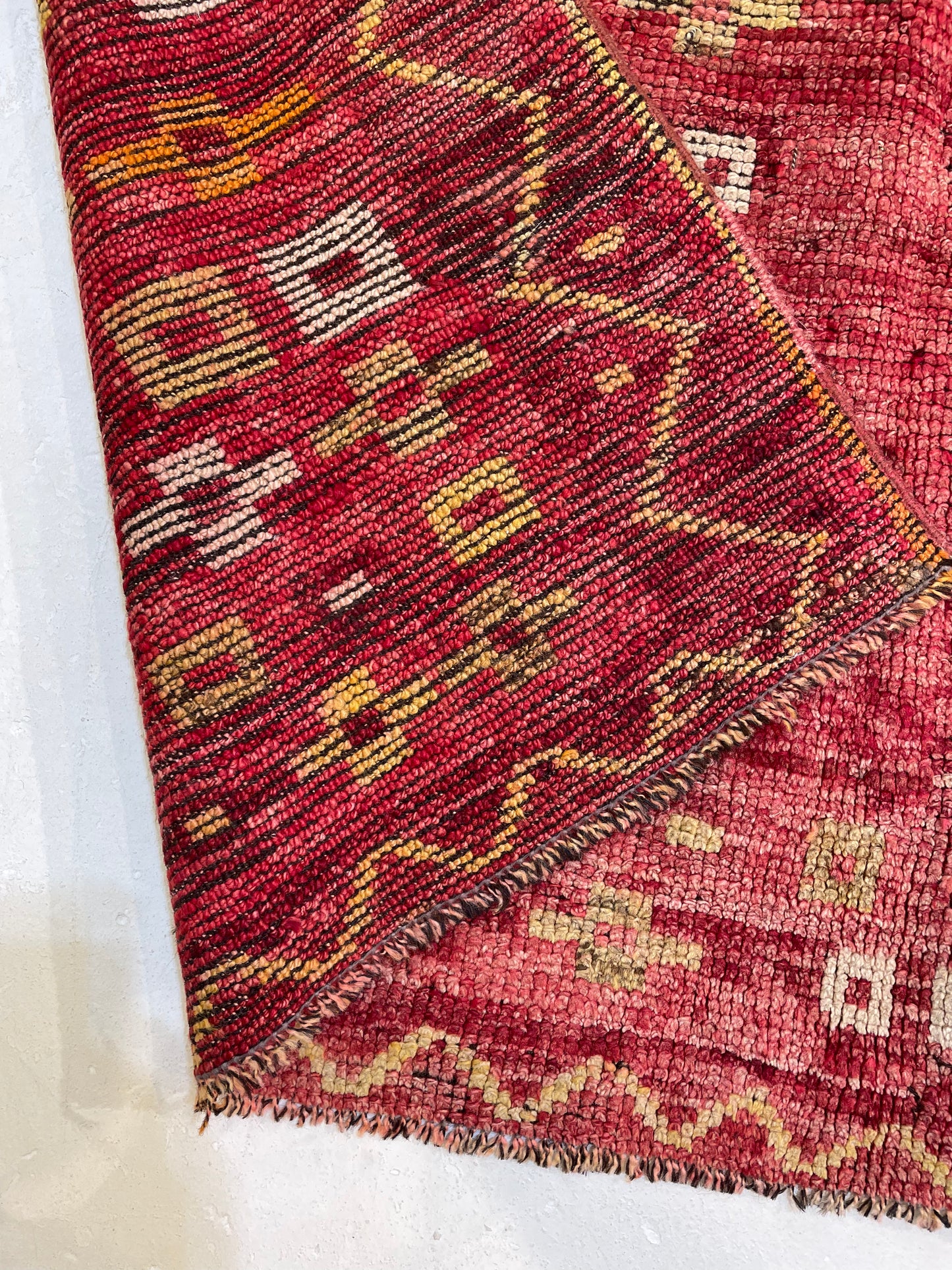 Hand-Knotted Wool Rug Turkish Oushak 5' x 6'