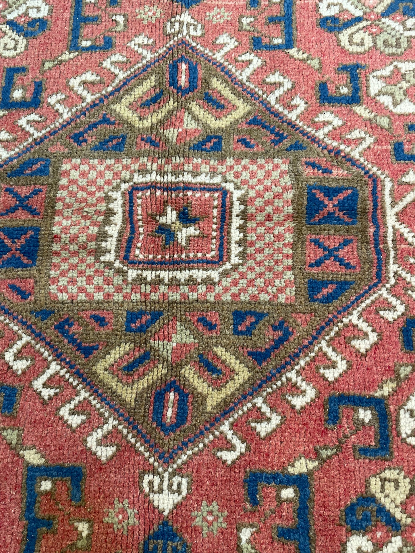 Hand-Knotted Wool Rug Turkish Oushak 4'7" x 6'6"