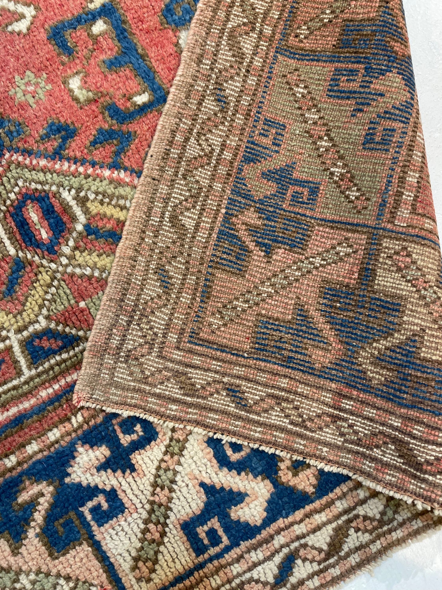 Hand-Knotted Wool Rug Turkish Oushak 4'7" x 6'6"