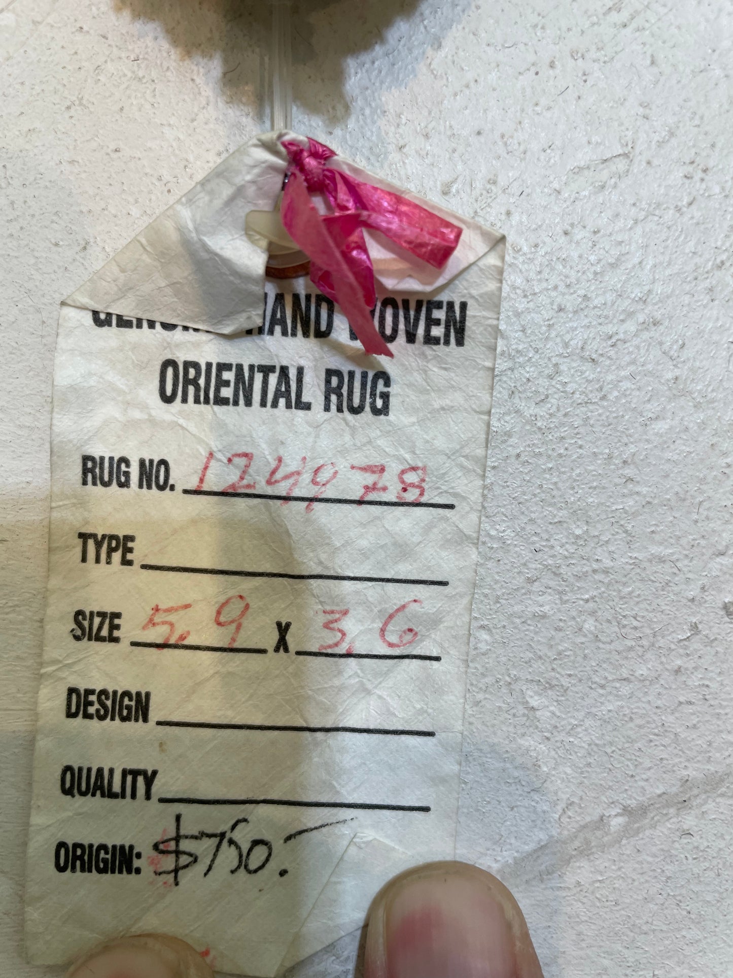 Hand-Knotted Wool Rug Turkish Oushak 3'6" x 5'9"