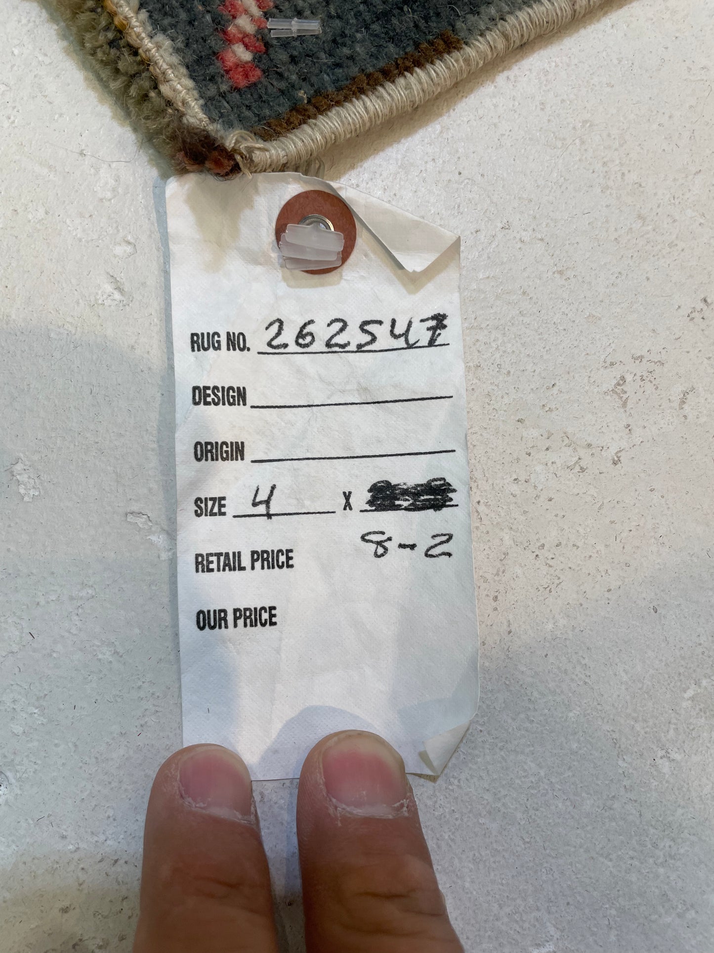 Hand-Knotted Wool Gallery Size Turkish Oushak 4' x 8'2"