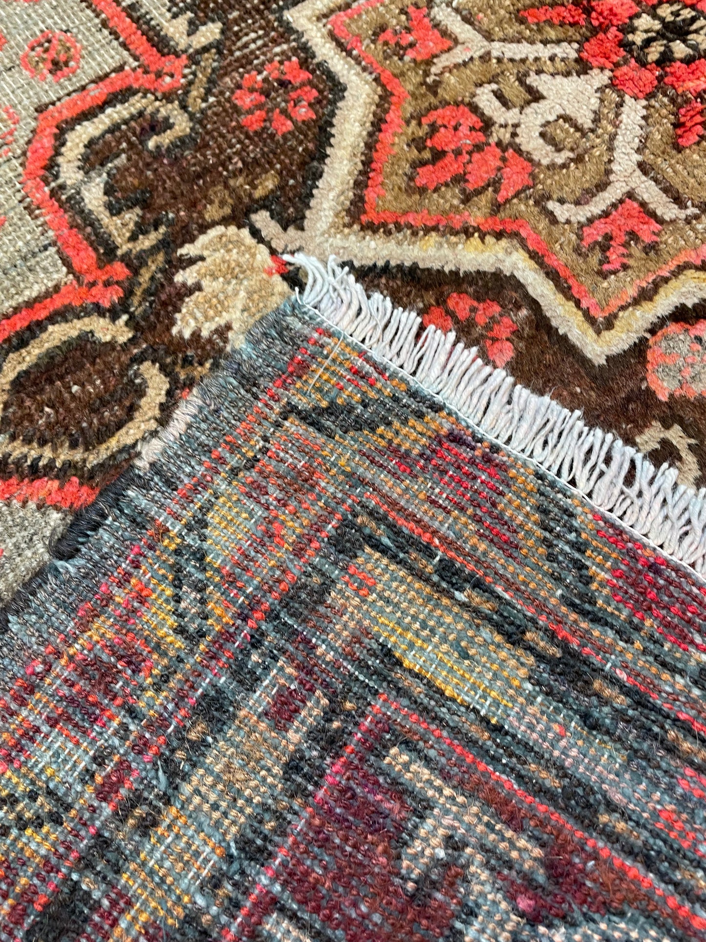 Hand-Knotted Wool Rug Khotan 4'2" x 6'
