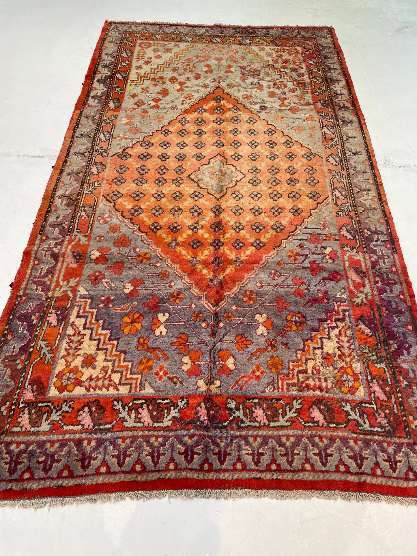 Hand-Knotted Wool Gallery Size Khotan 4'7" x 8'6"