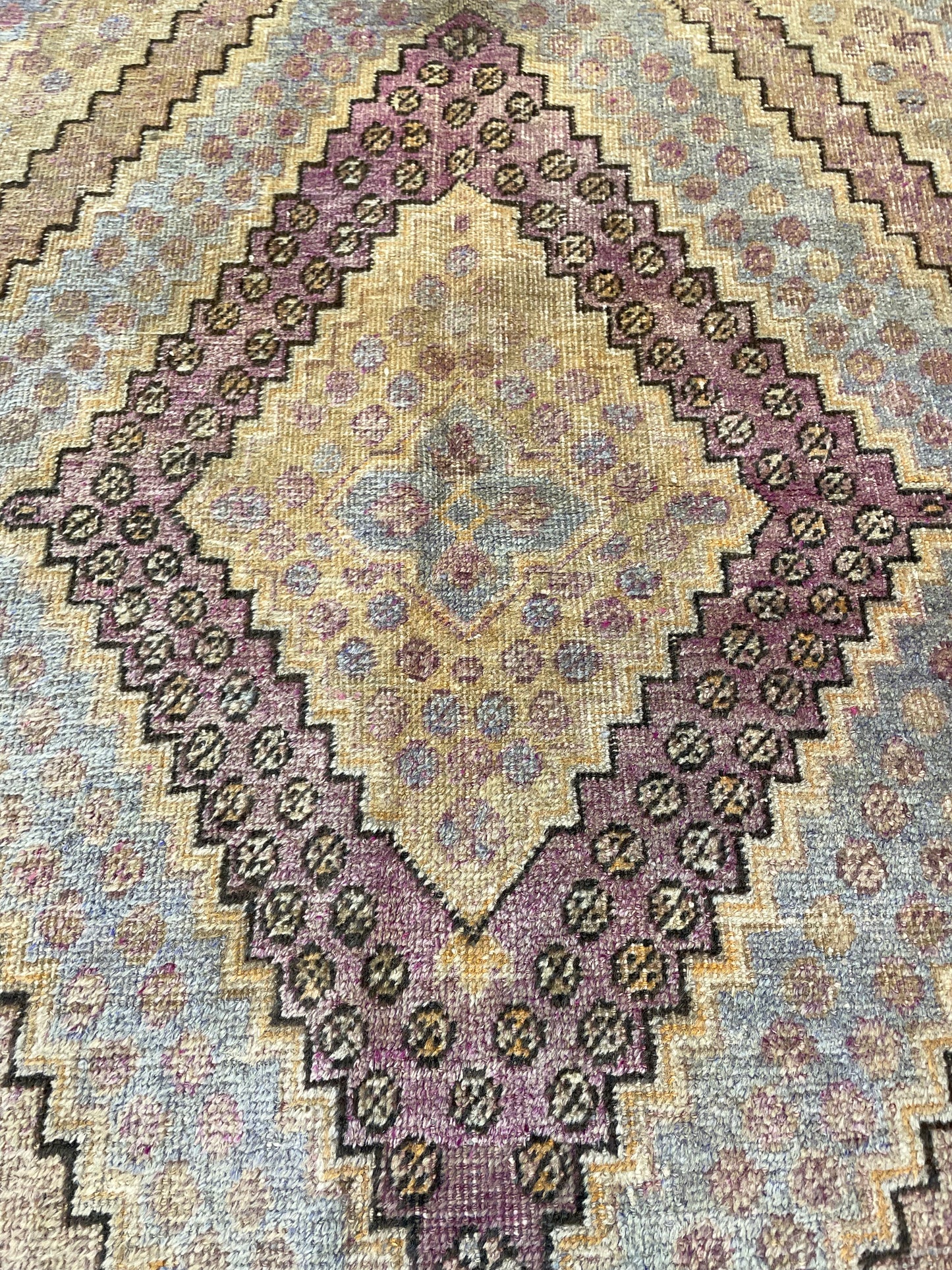 Hand-Knotted Wool Gallery Size Khotan 4'2" x 7'10"