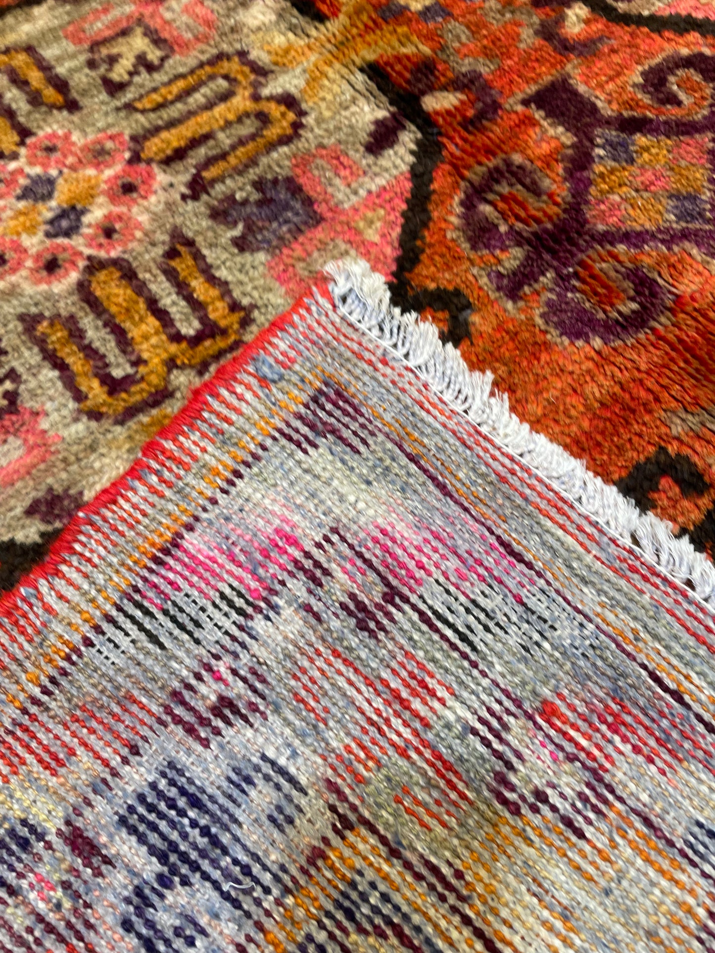 Hand-Knotted Wool Gallery Size Khotan 4'7" x 9'7"