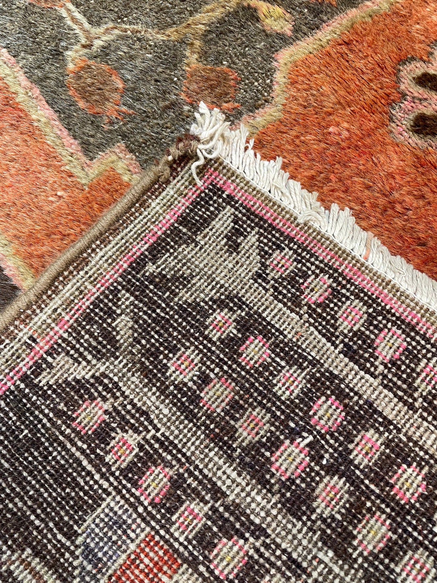 Hand-Knotted Wool Gallery Size Khotan 4'9" x 9'9"