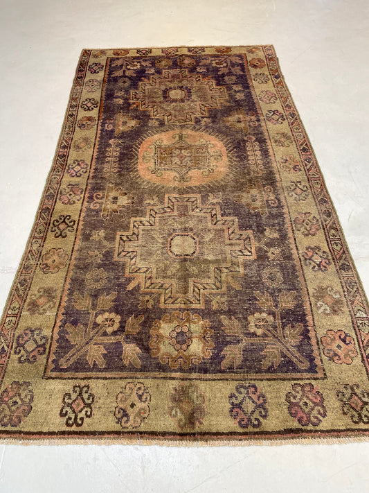 Hand-Knotted Wool Gallery Size Khotan 4'5" x 8'1"