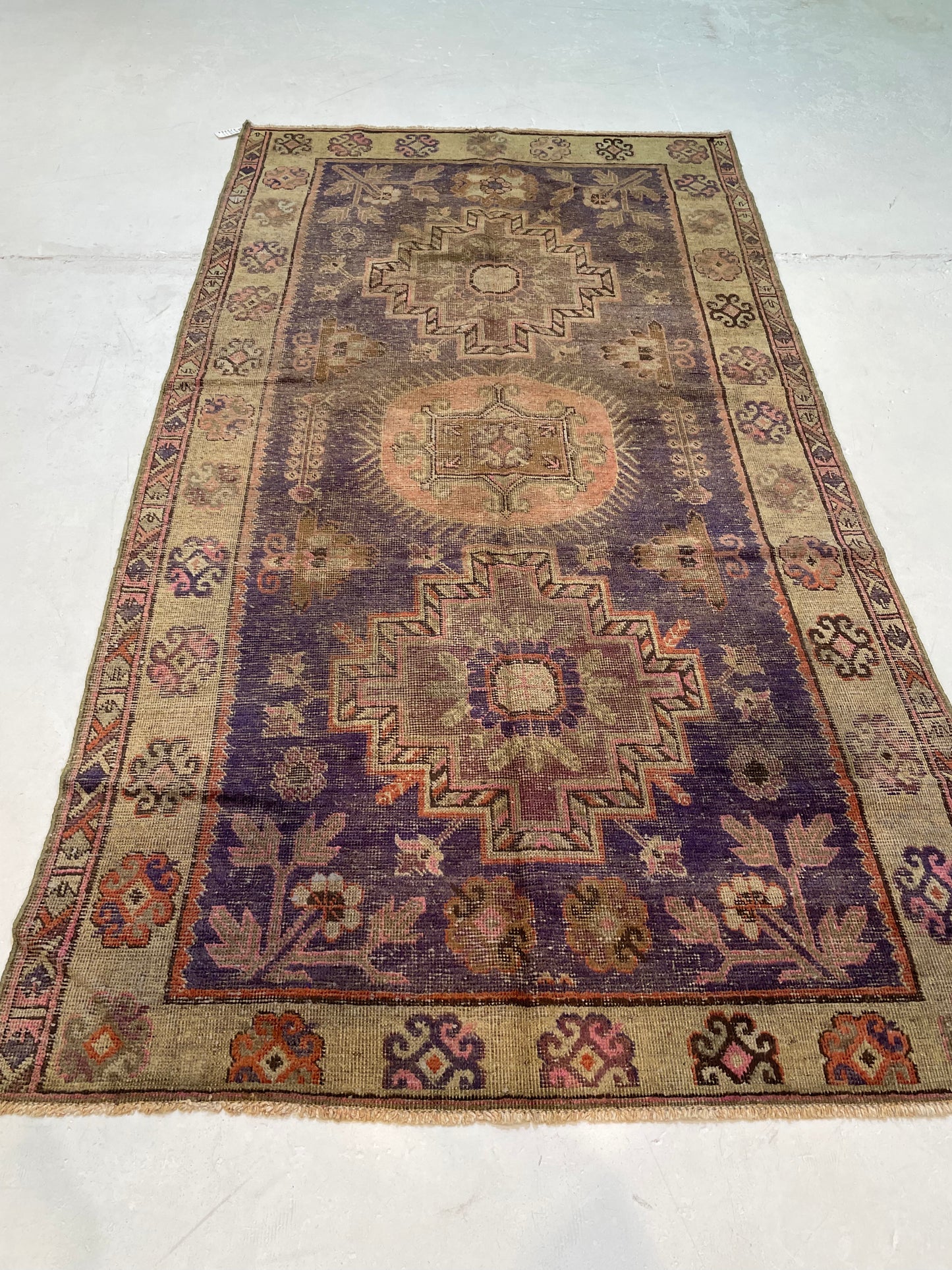 Hand-Knotted Wool Gallery Size Khotan 4'5" x 8'1"