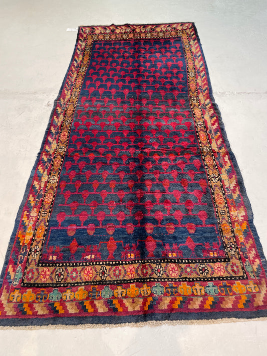 Hand-Knotted Wool Gallery Size Khotan 3'6" x 8'1"