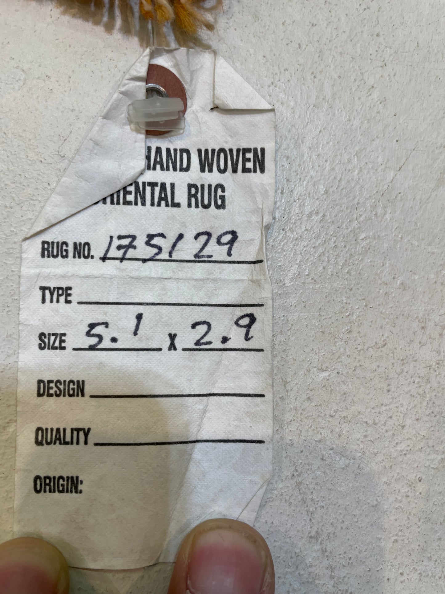 Hand-Knotted Wool Rug Turkish Oushak 2'9" x 5'1"