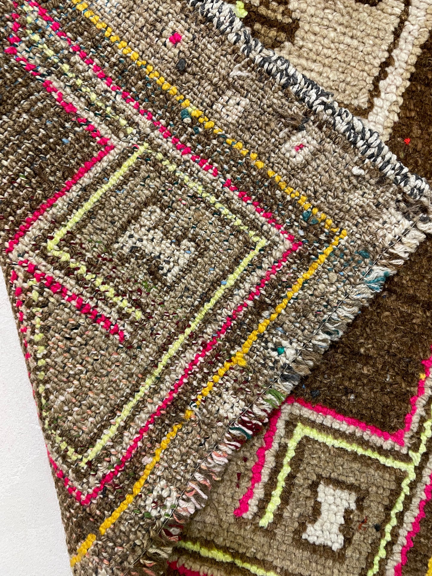 Hand-Knotted Wool Rug Turkish Oushak 2'1" x 3'5"