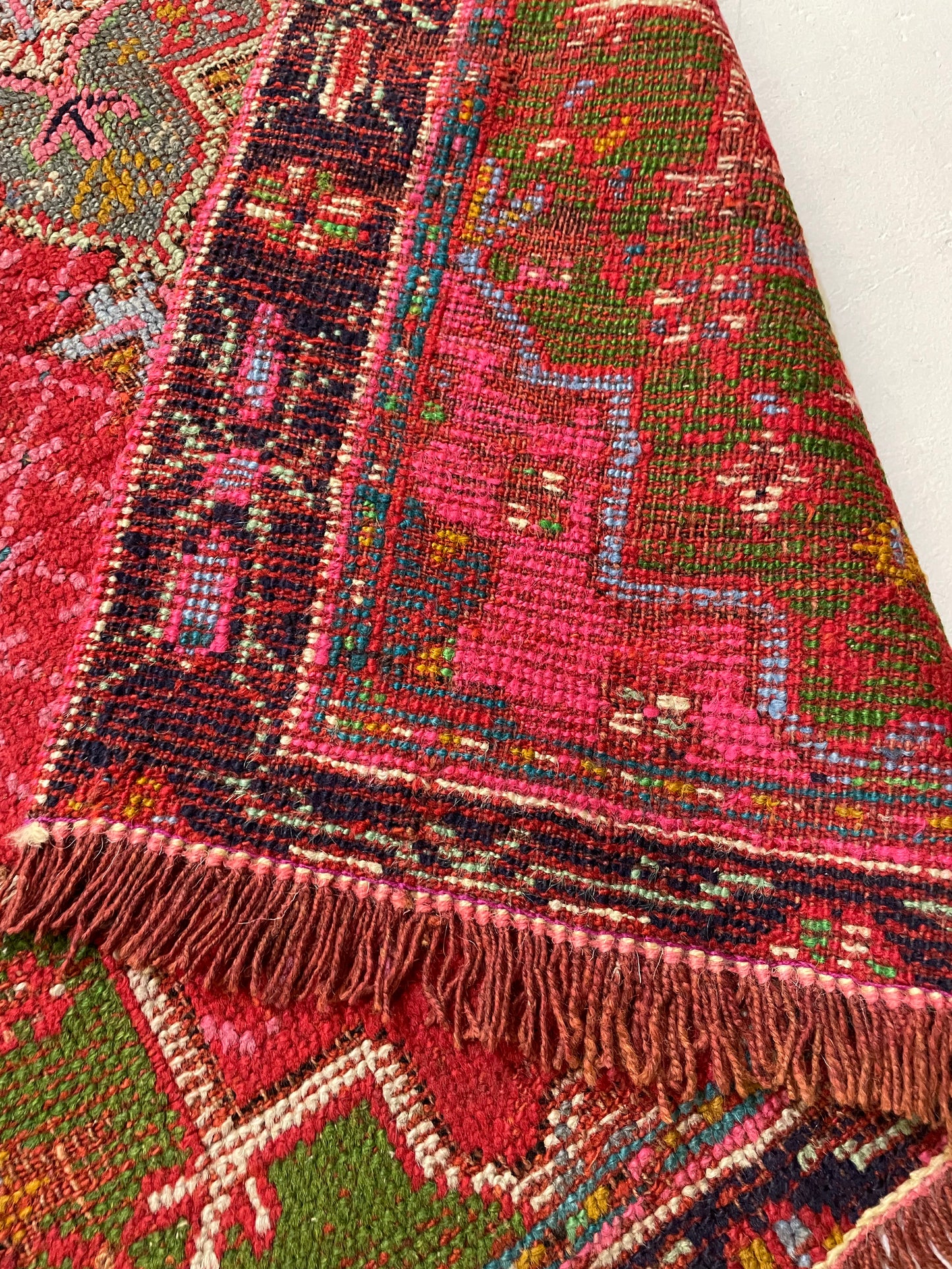 Hand-Knotted Wool Rug Turkish Oushak 3'5" x 4'8"