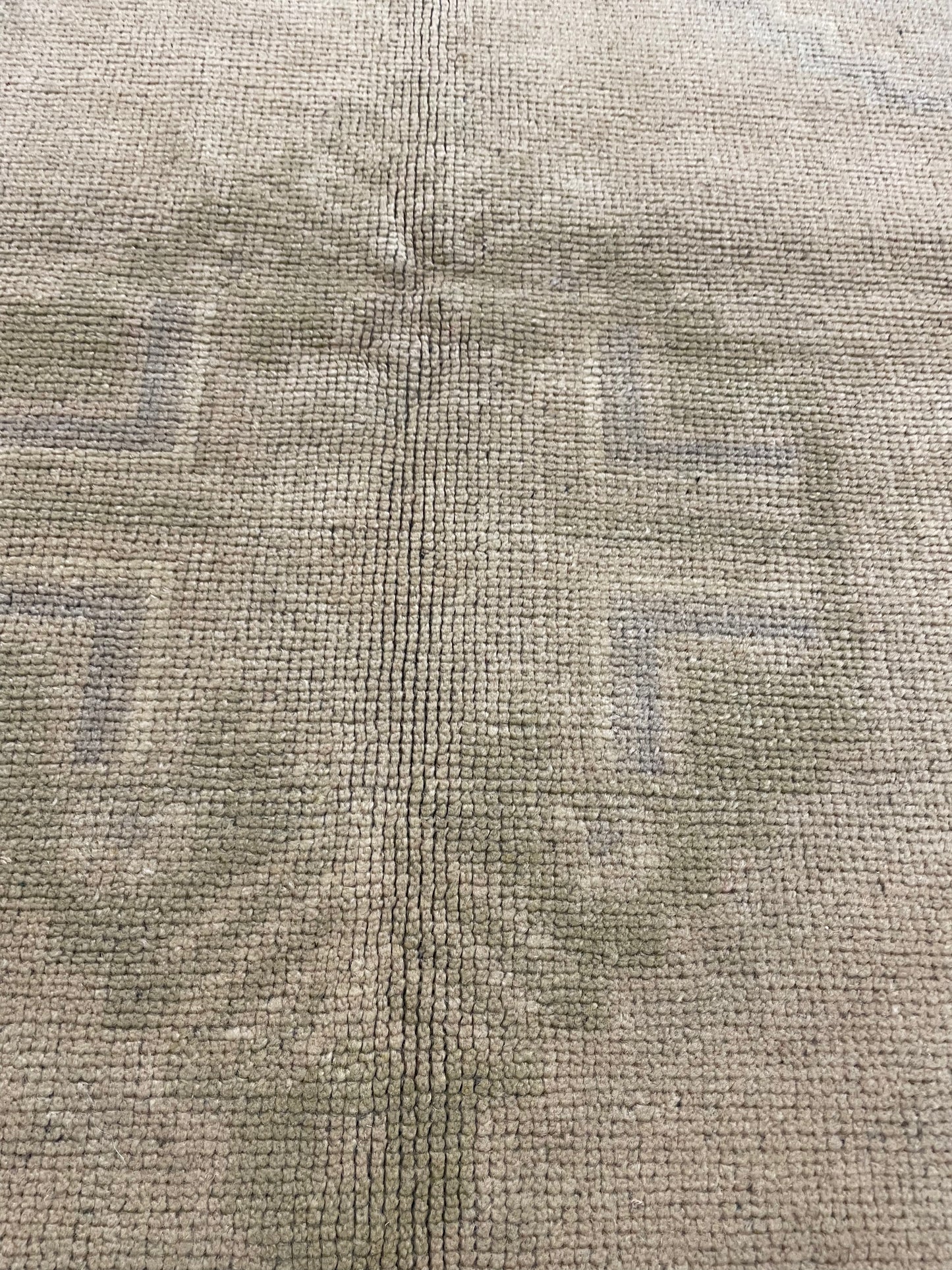 Hand-Knotted Wool Rug Turkish Oushak 3'8" x 5'8"