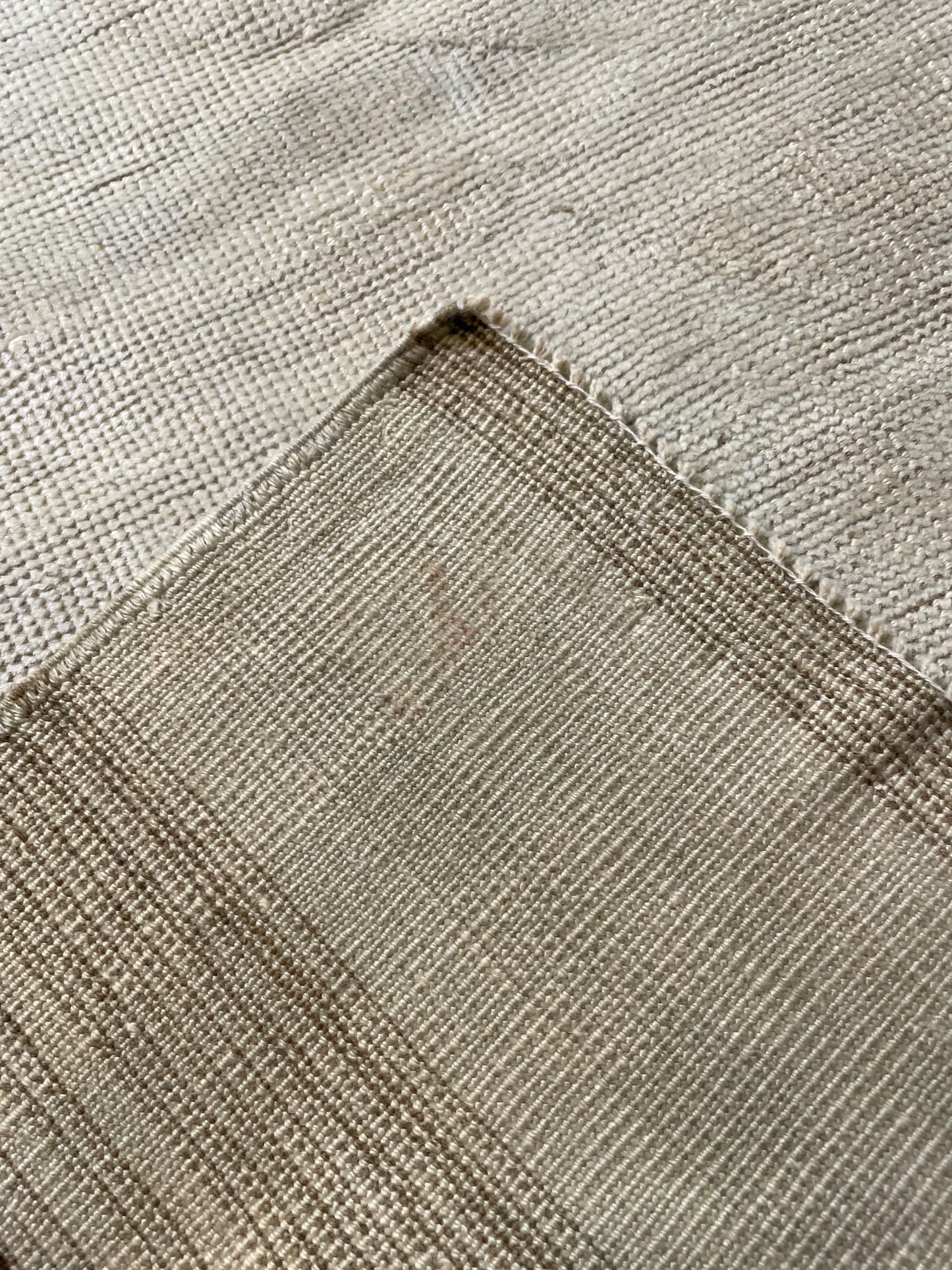 Hand-Knotted Wool Rug Turkish Oushak 2'7" x 4'1"