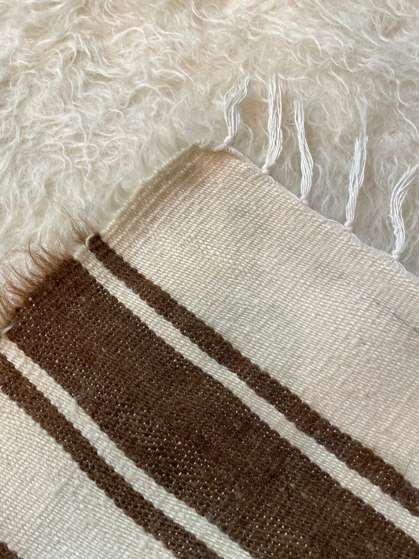 Hand-Knotted Wool Rug Turkish Oushak 2'7" x 4'2"