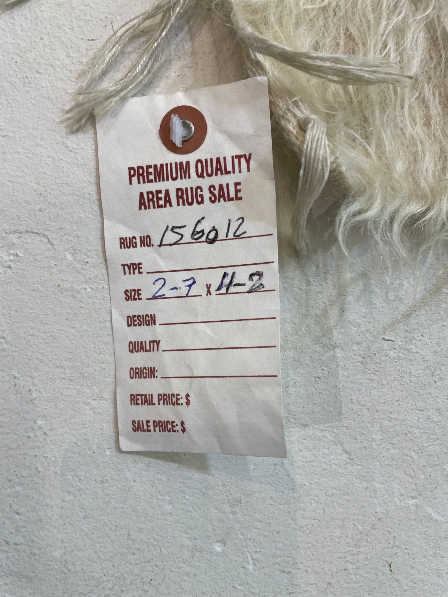 Hand-Knotted Wool Rug Turkish Oushak 2'7" x 4'2"