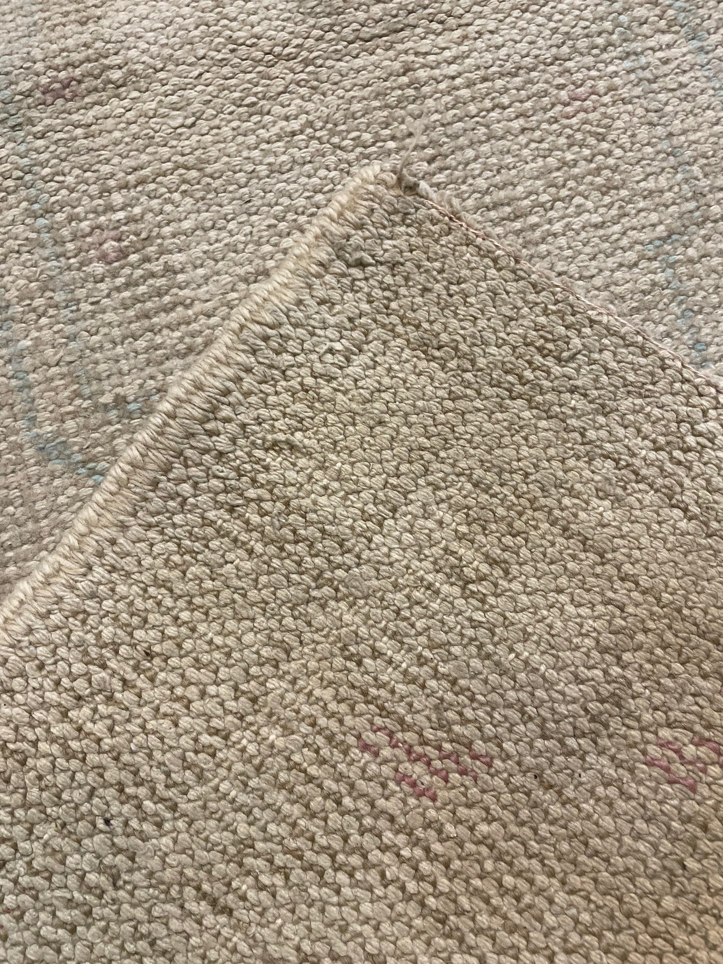 Hand-Knotted Wool Rug Turkish Oushak 2'2" x 4'7"