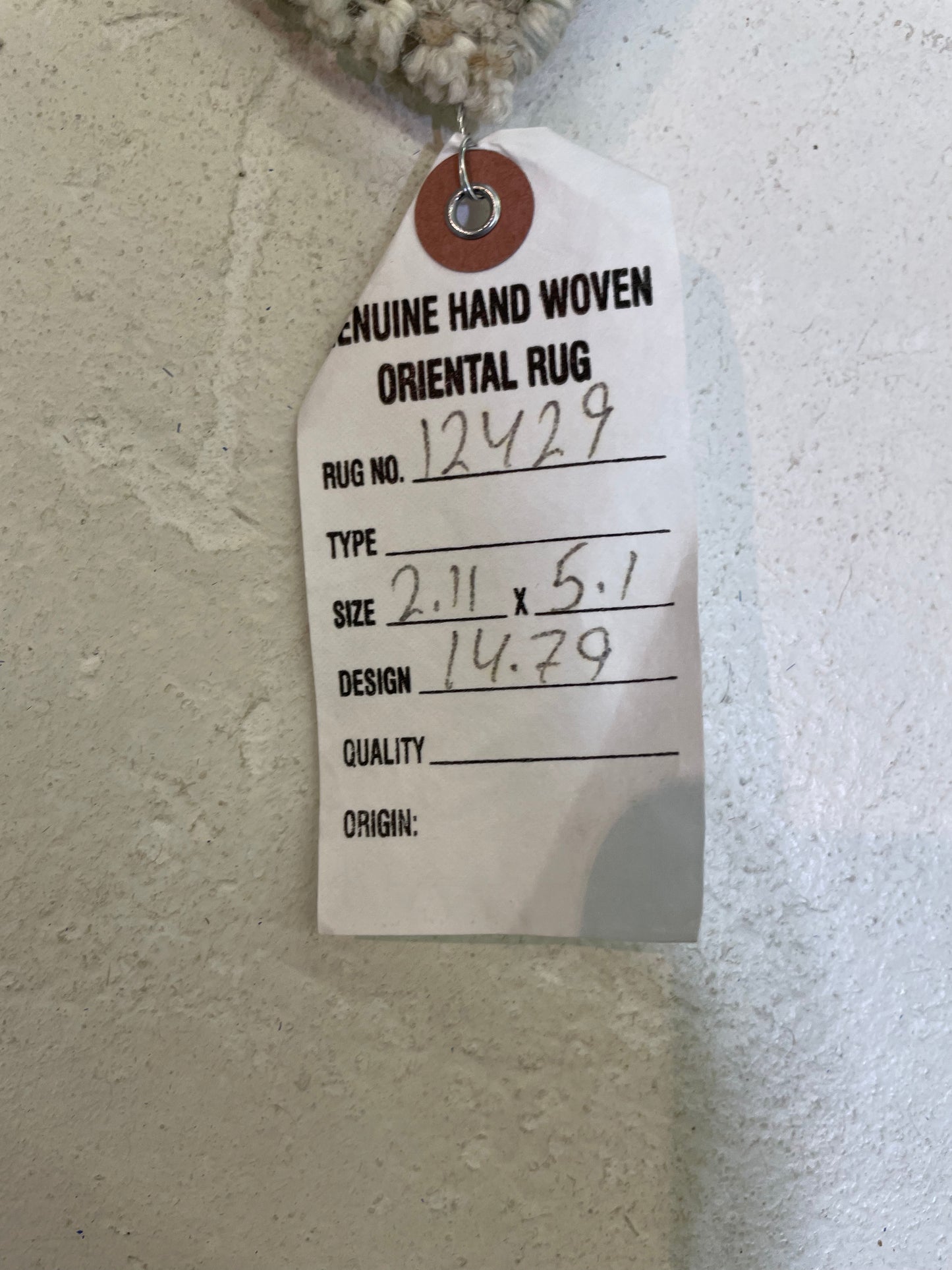 Hand-Knotted Wool Rug Turkish Oushak 2'11" x 5'1"