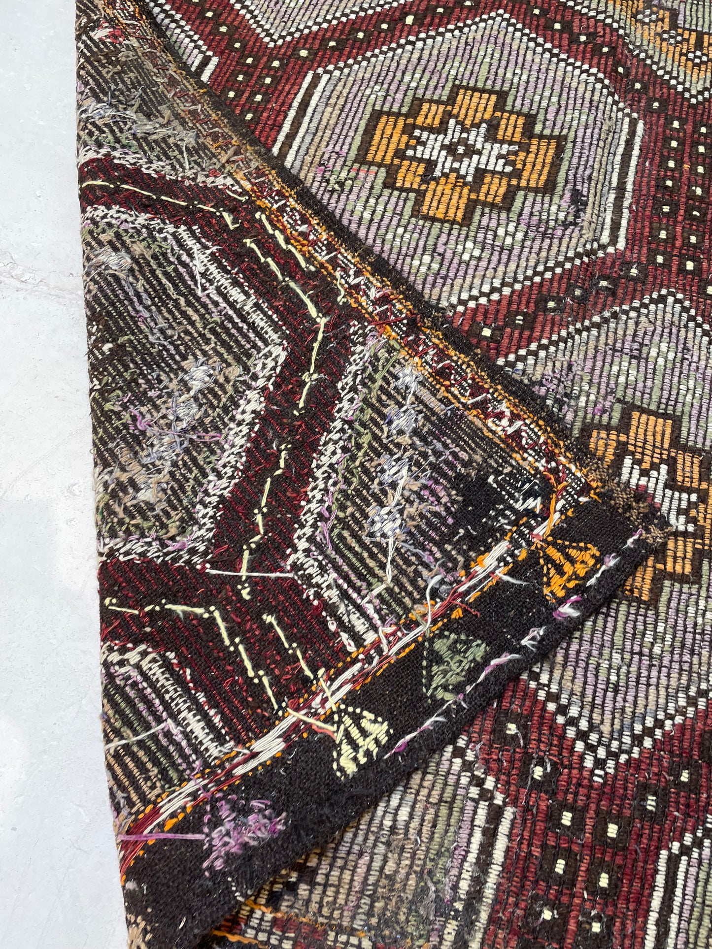 Hand-Knotted Wool Rug Turkish Oushak 6'3" x 9'7"