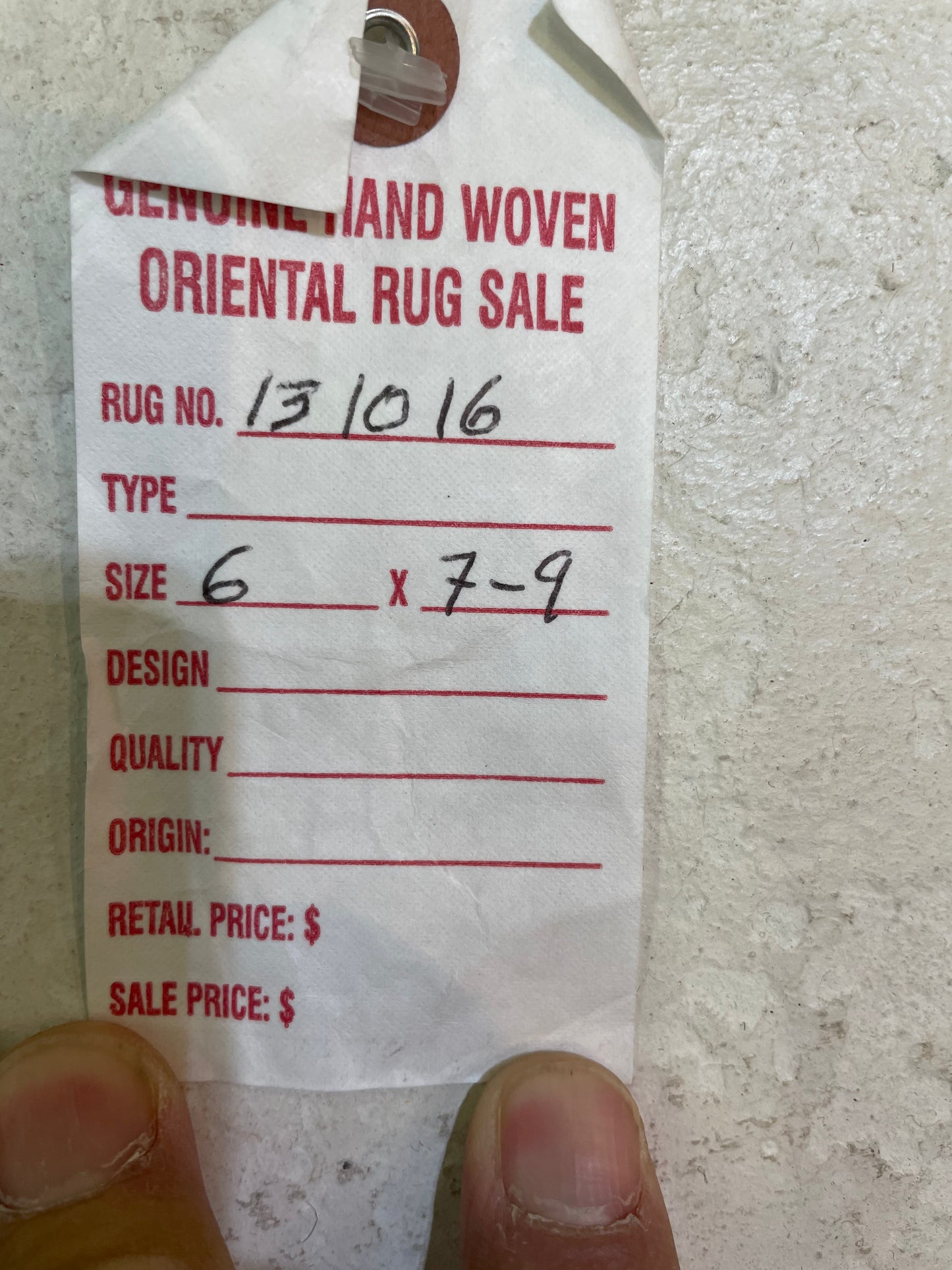 Hand-Knotted Wool Rug Turkish Oushak 6' x 7'9"