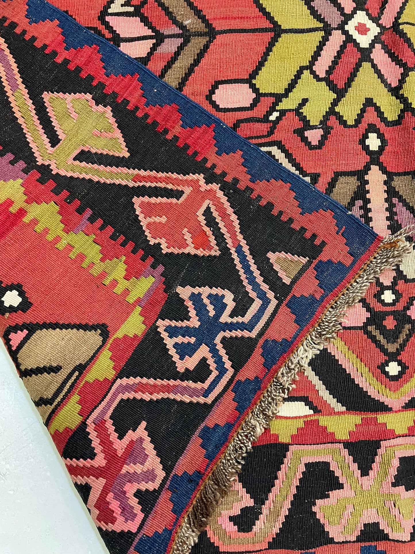 Hand-Knotted Wool Gallery Size Turkish Oushak 5'10" x 12'2"