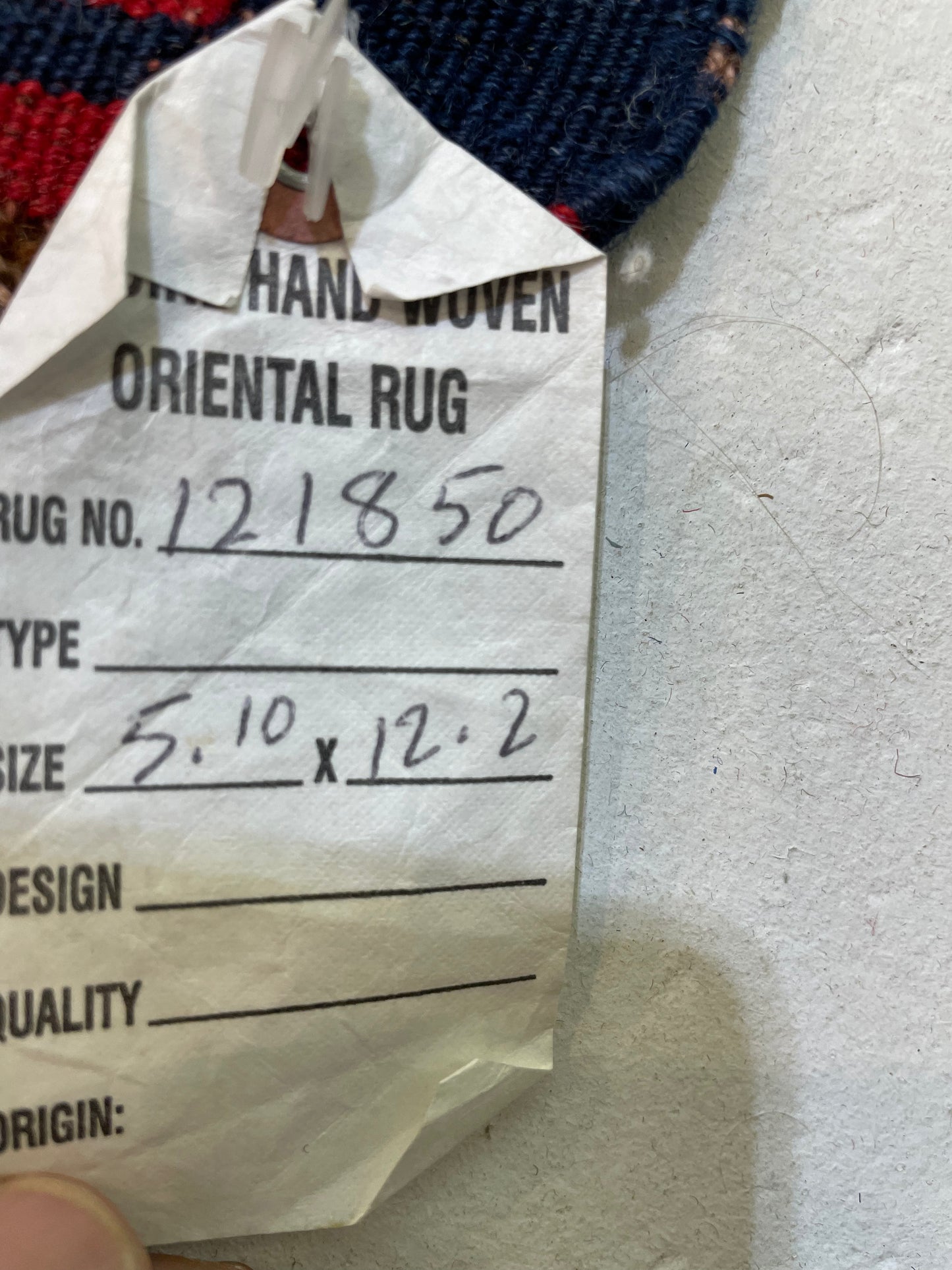 Hand-Knotted Wool Gallery Size Turkish Oushak 5'10" x 12'2"