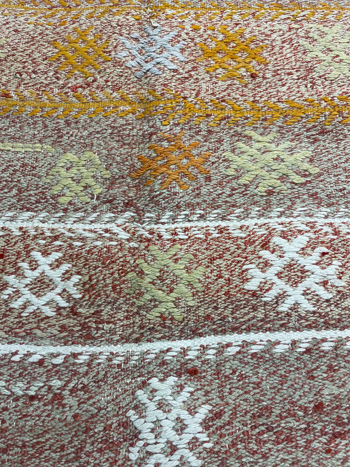 Hand-Knotted Wool Gallery Size Turkish Oushak 3'10" x 9'6"