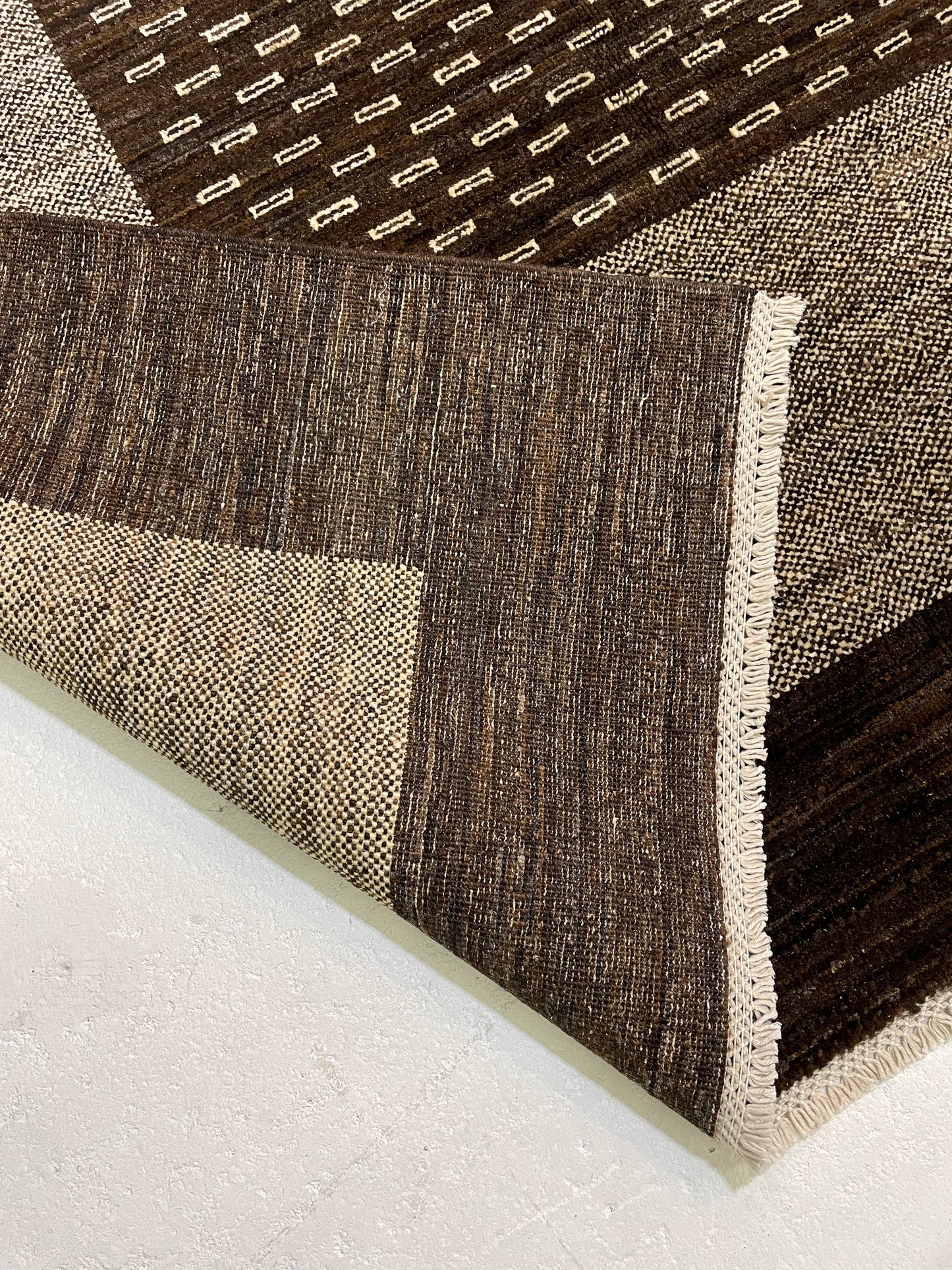 Hand-Knotted Wool Rug Turkish Oushak 9'4" x 11'9"