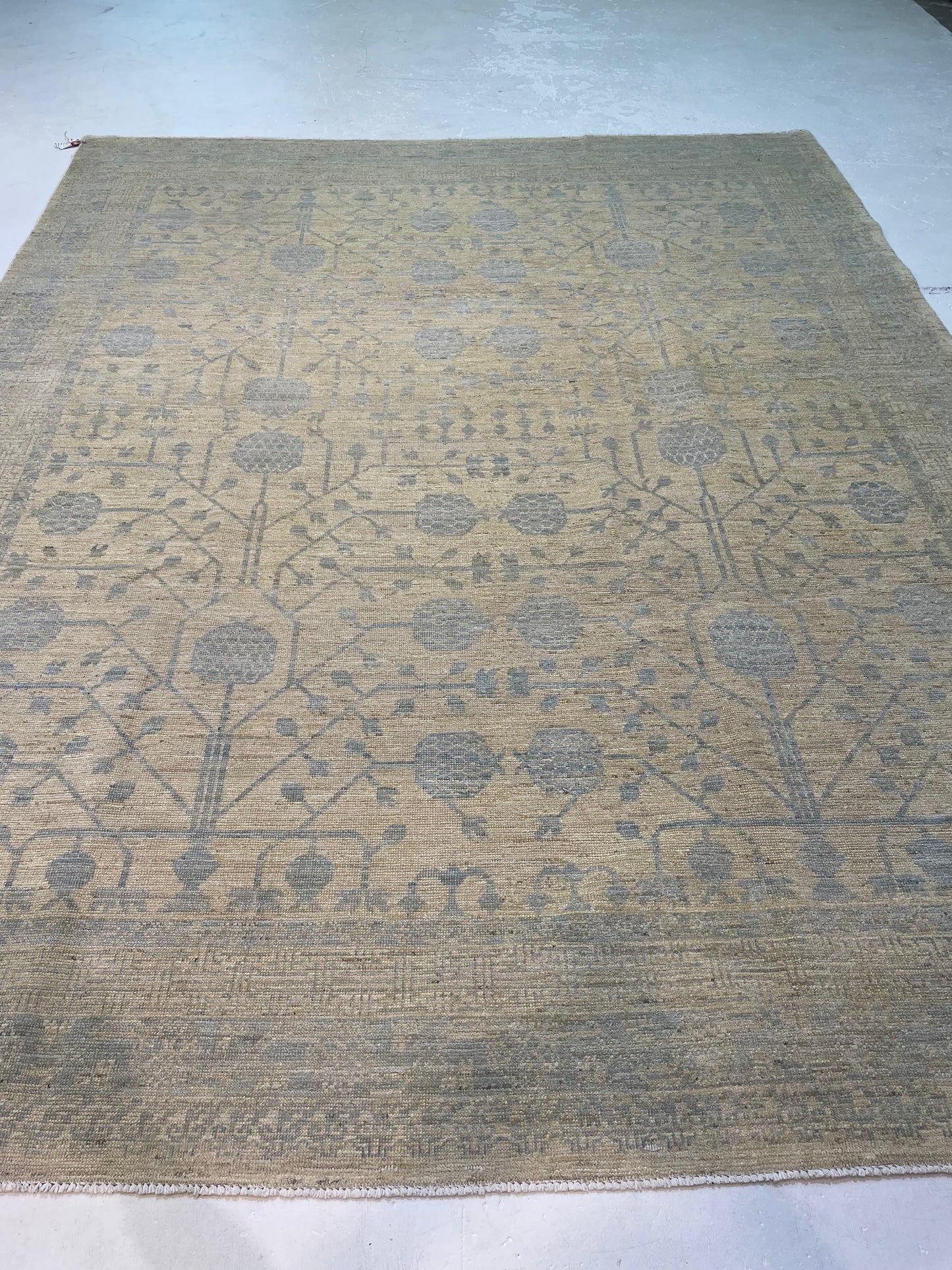 Hand-Knotted Wool Rug Khotan Afghanistan 8' x 10'