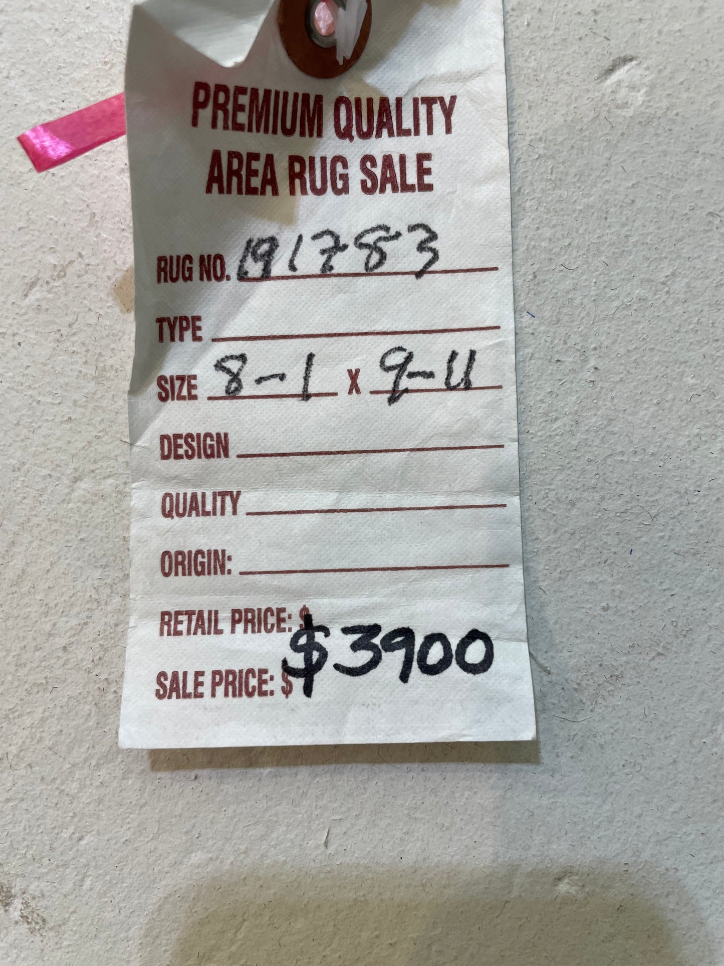 Hand-Knotted Wool Rug Turkish Oushak 8'1" x 9'11"