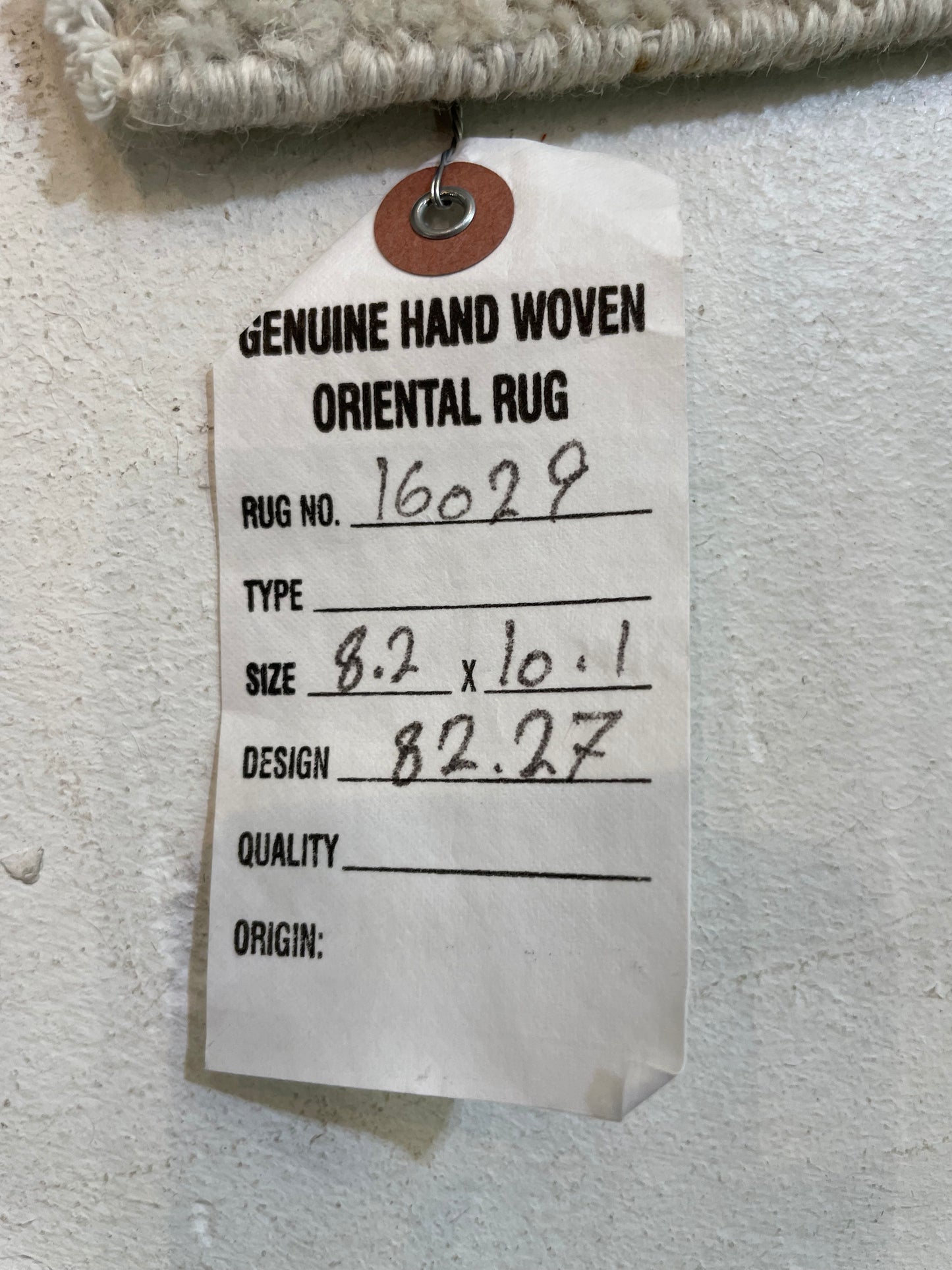 Hand-Knotted Wool Rug Afghani Khotan 8'2" x 10'1"