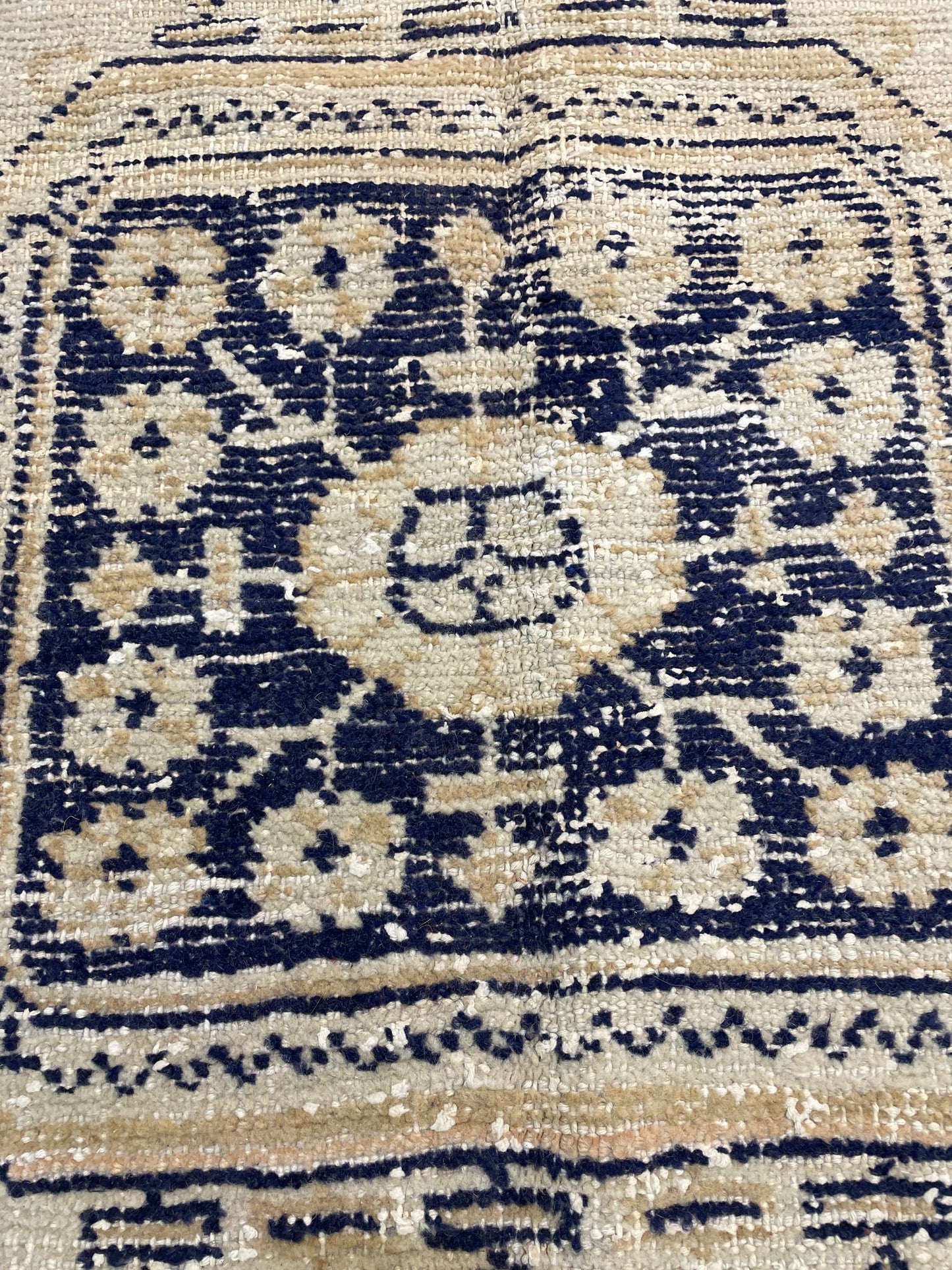 Hand-Knotted Wool Gallery Size Turkish Oushak 5'1" x 12'7"