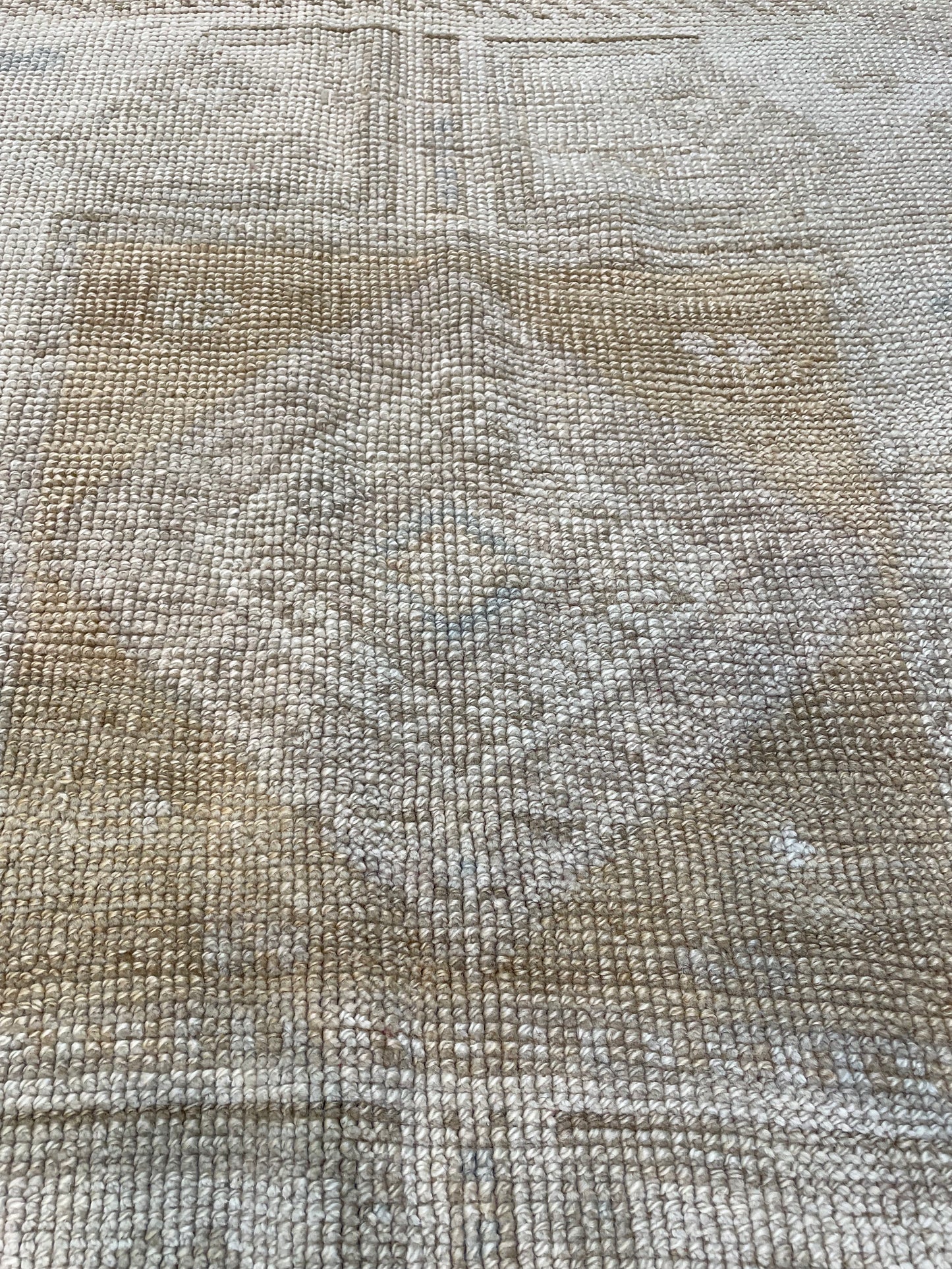 Hand-Knotted Wool Gallery Size Turkish Oushak 5'6" x 15'3"