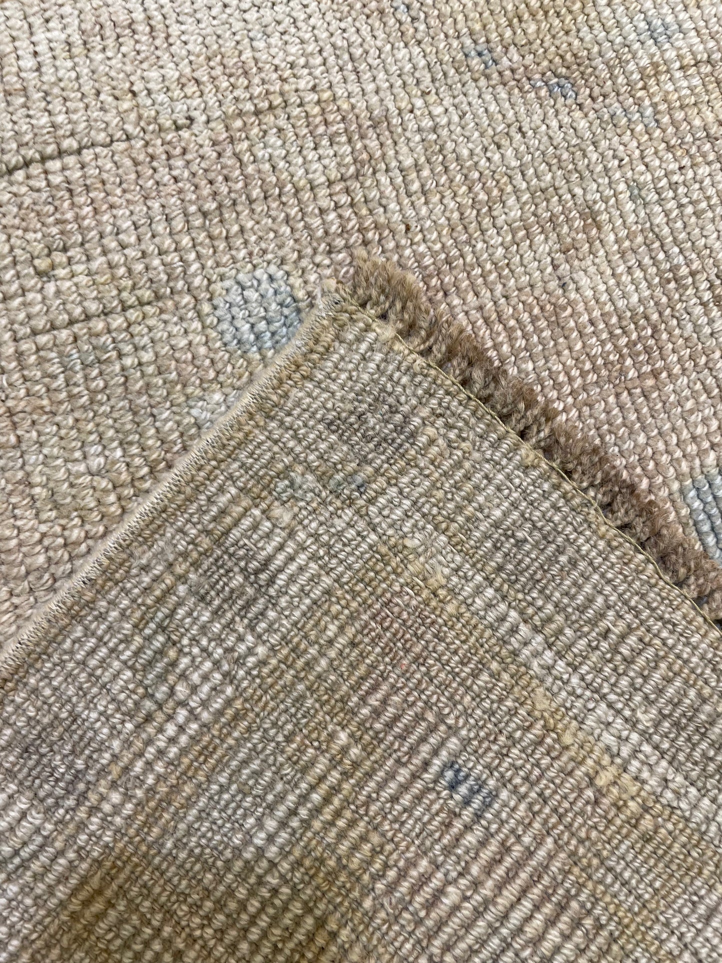 Hand-Knotted Wool Gallery Size Turkish Oushak 5'6" x 15'3"