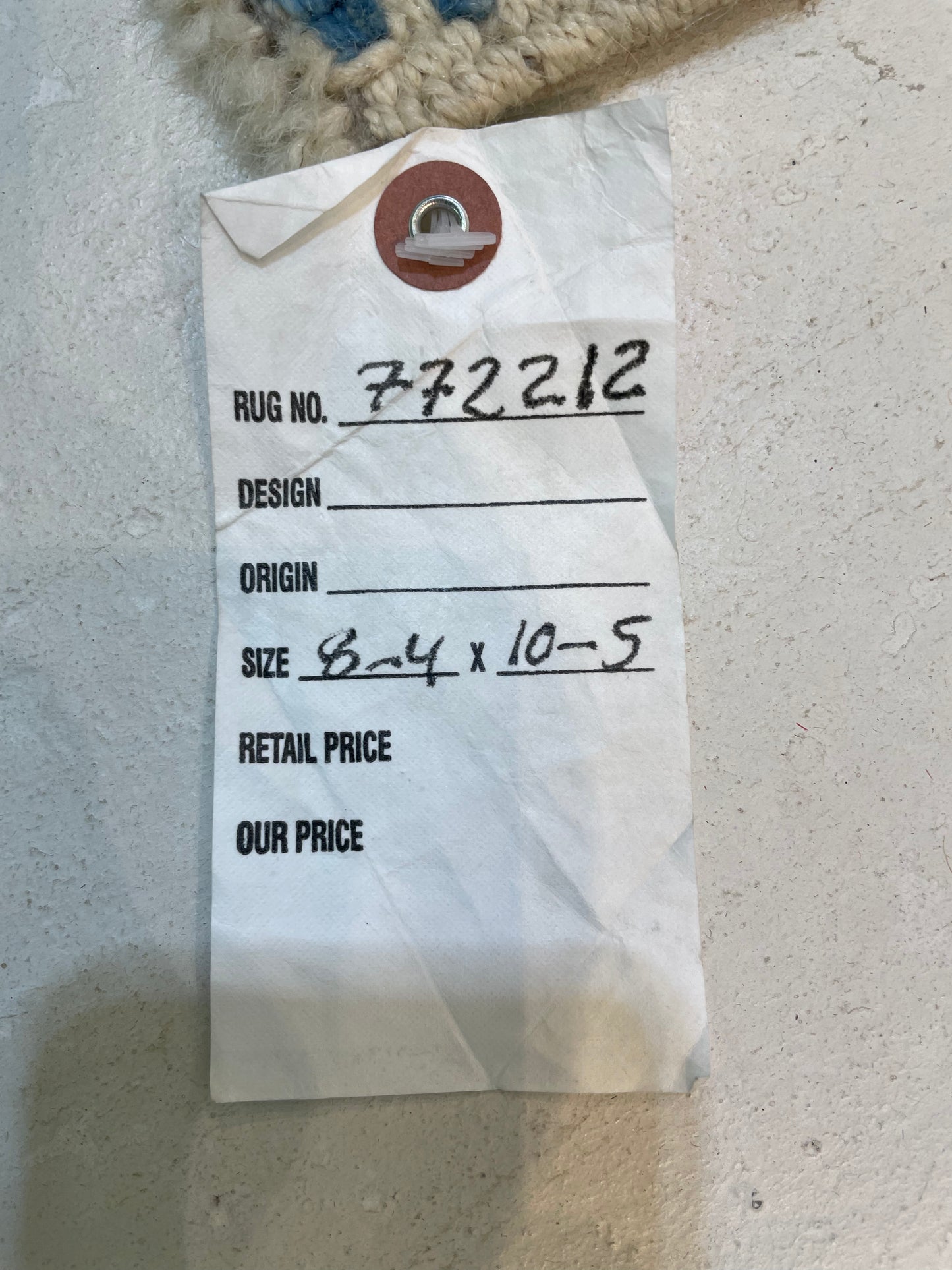 Hand-Knotted Wool Rug Turkish Oushak 8'4" x 10'5"