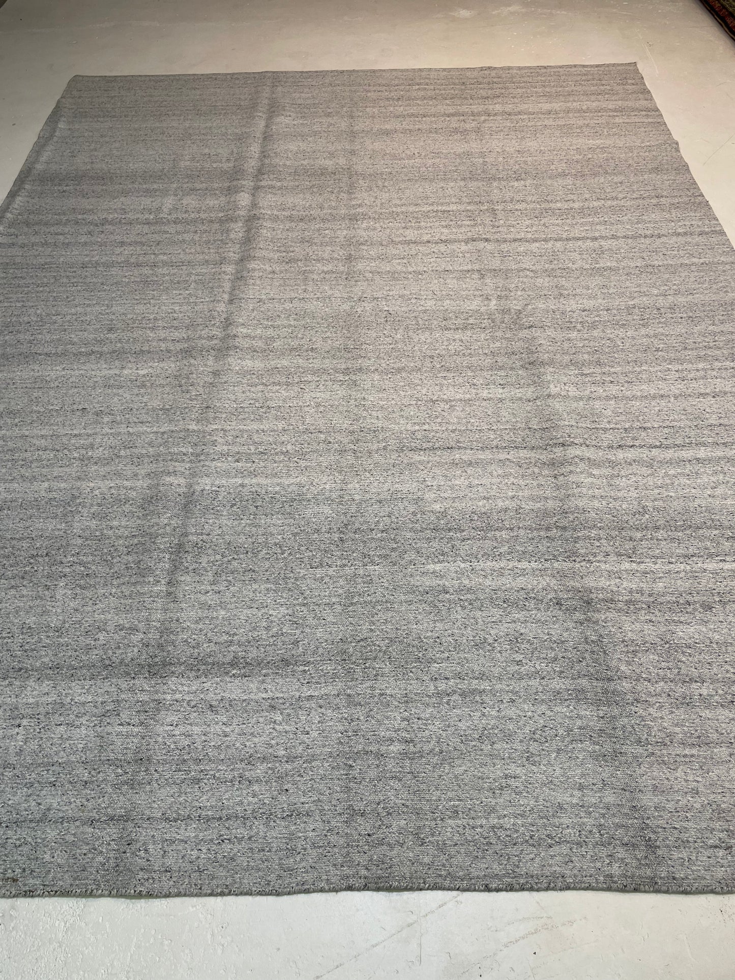 Hand-Knotted Wool Rug Turkish Oushak 8'8" x 11'6"