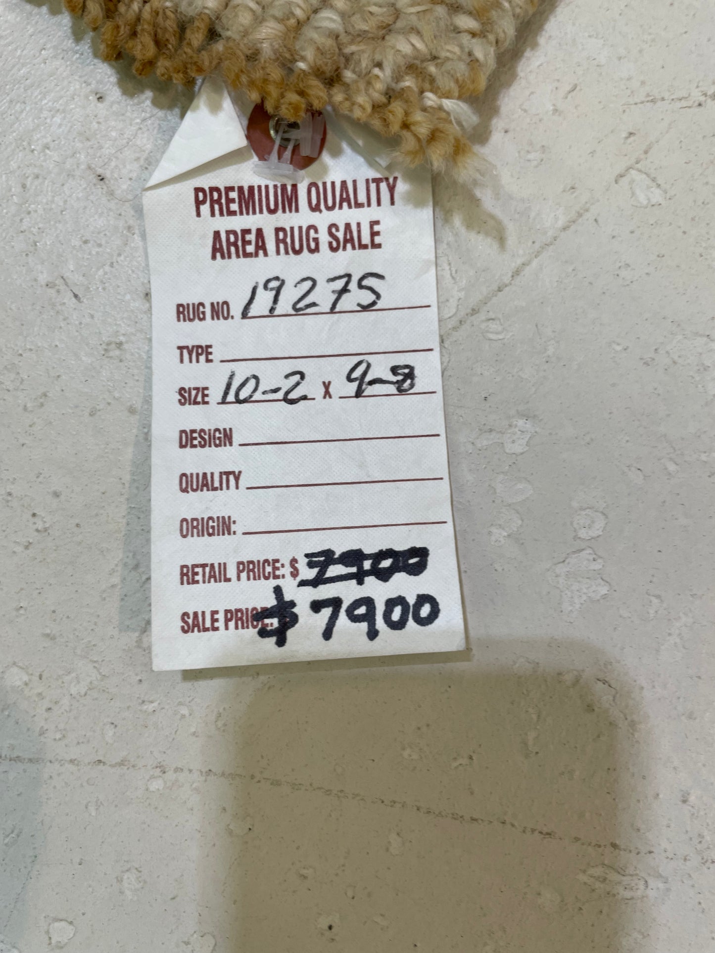 Hand-Knotted Wool Rug Turkish Oushak 9'8" x 10'2"