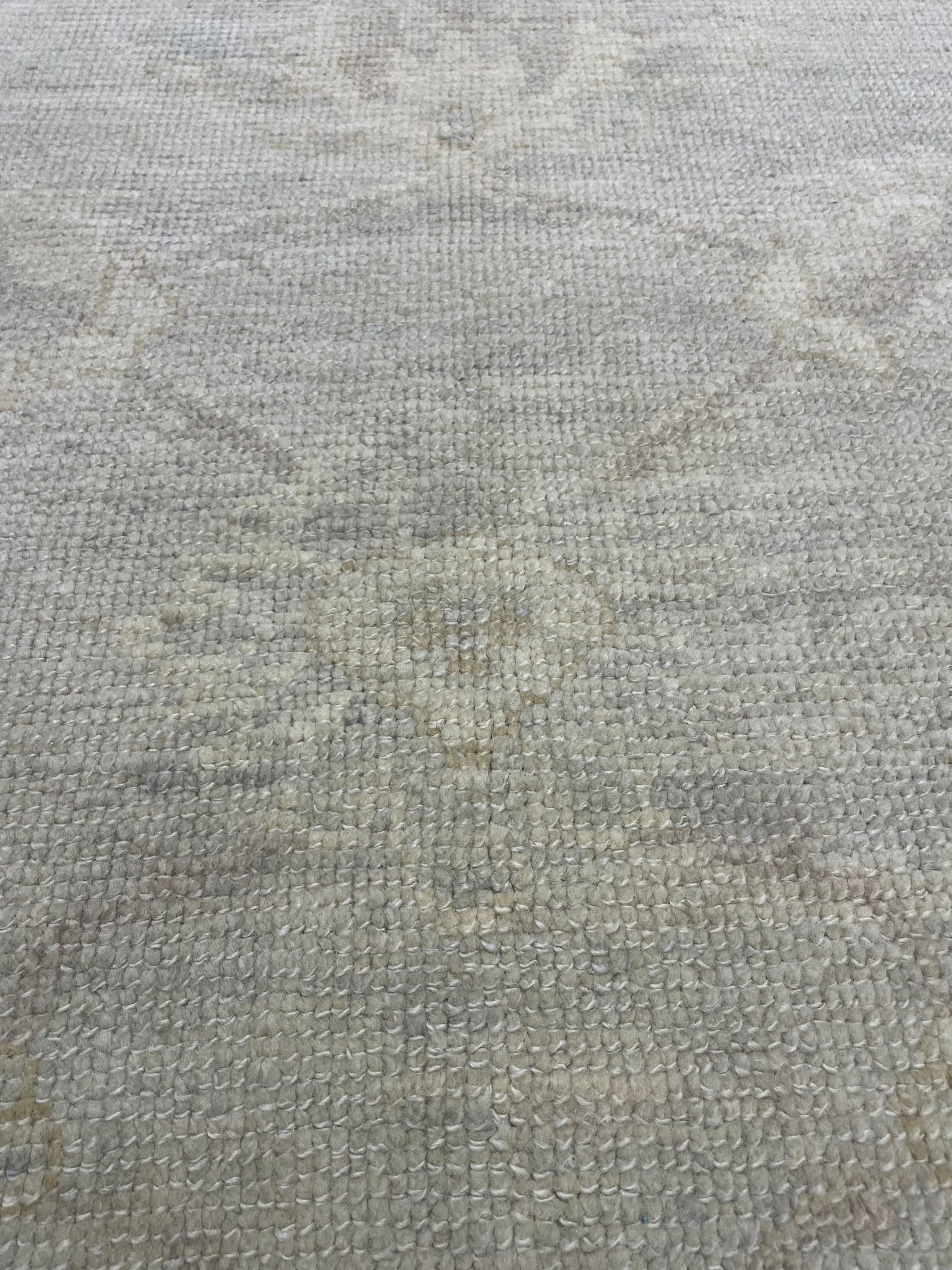 Hand-Knotted Wool Rug Turkish Oushak 7'11" x 12'5"