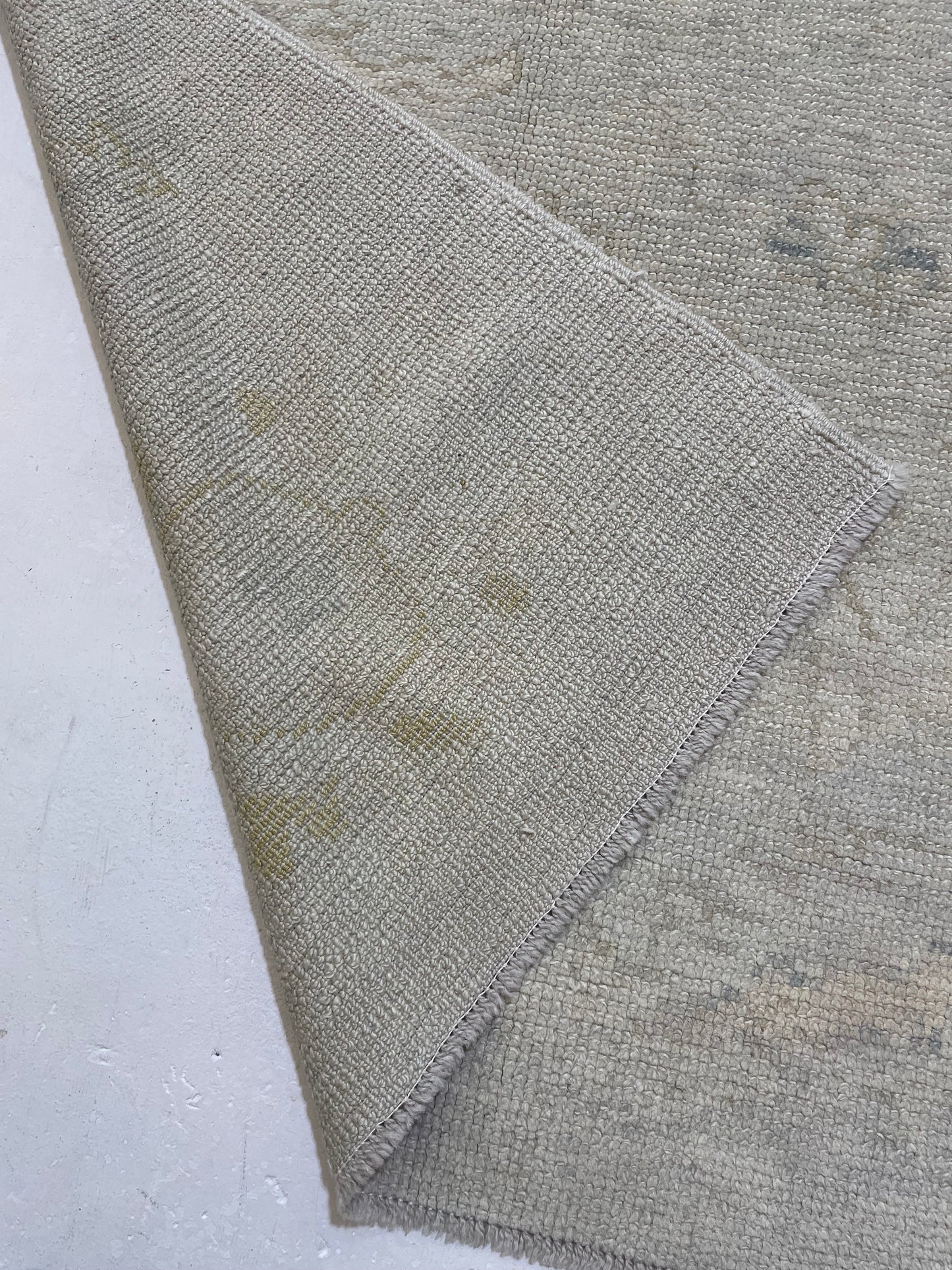 Hand-Knotted Wool Rug Turkish Oushak 7'11" x 12'5"