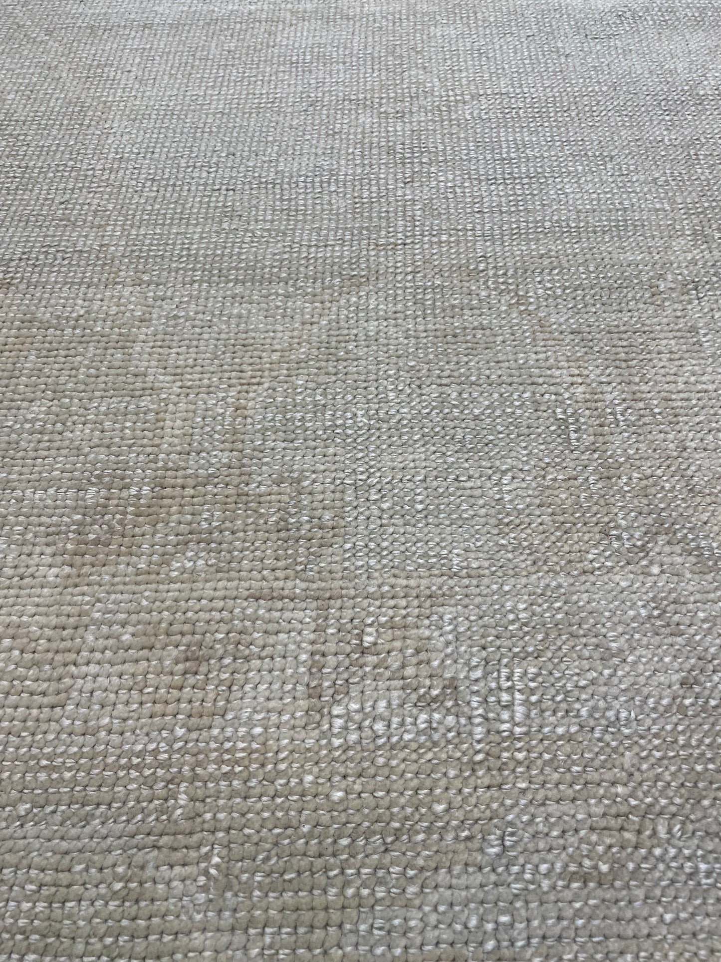 Hand-Knotted Wool Rug Turkish Oushak 9'2" x 13'6"