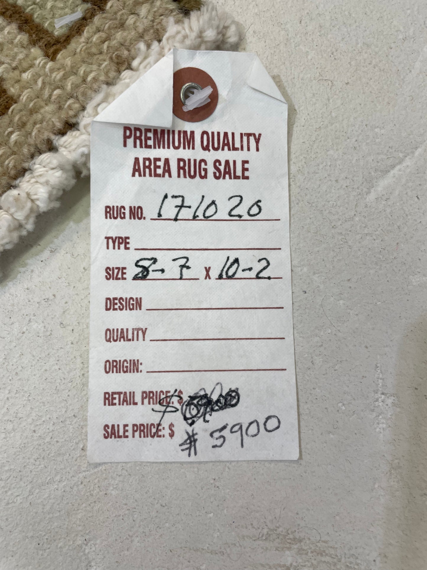 Hand-Knotted Wool Rug Turkish Oushak 8'7" x 10'2"