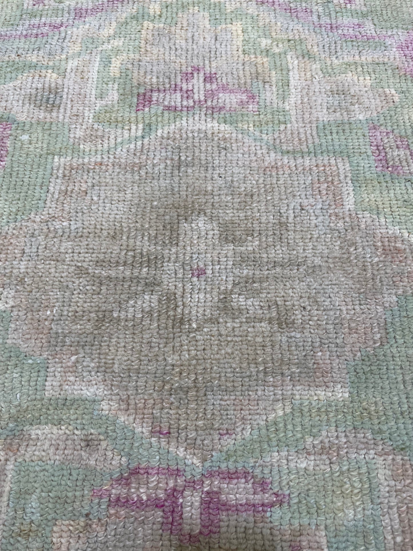 Hand-Knotted Wool Rug Turkish Oushak 8'3" x 10'8"