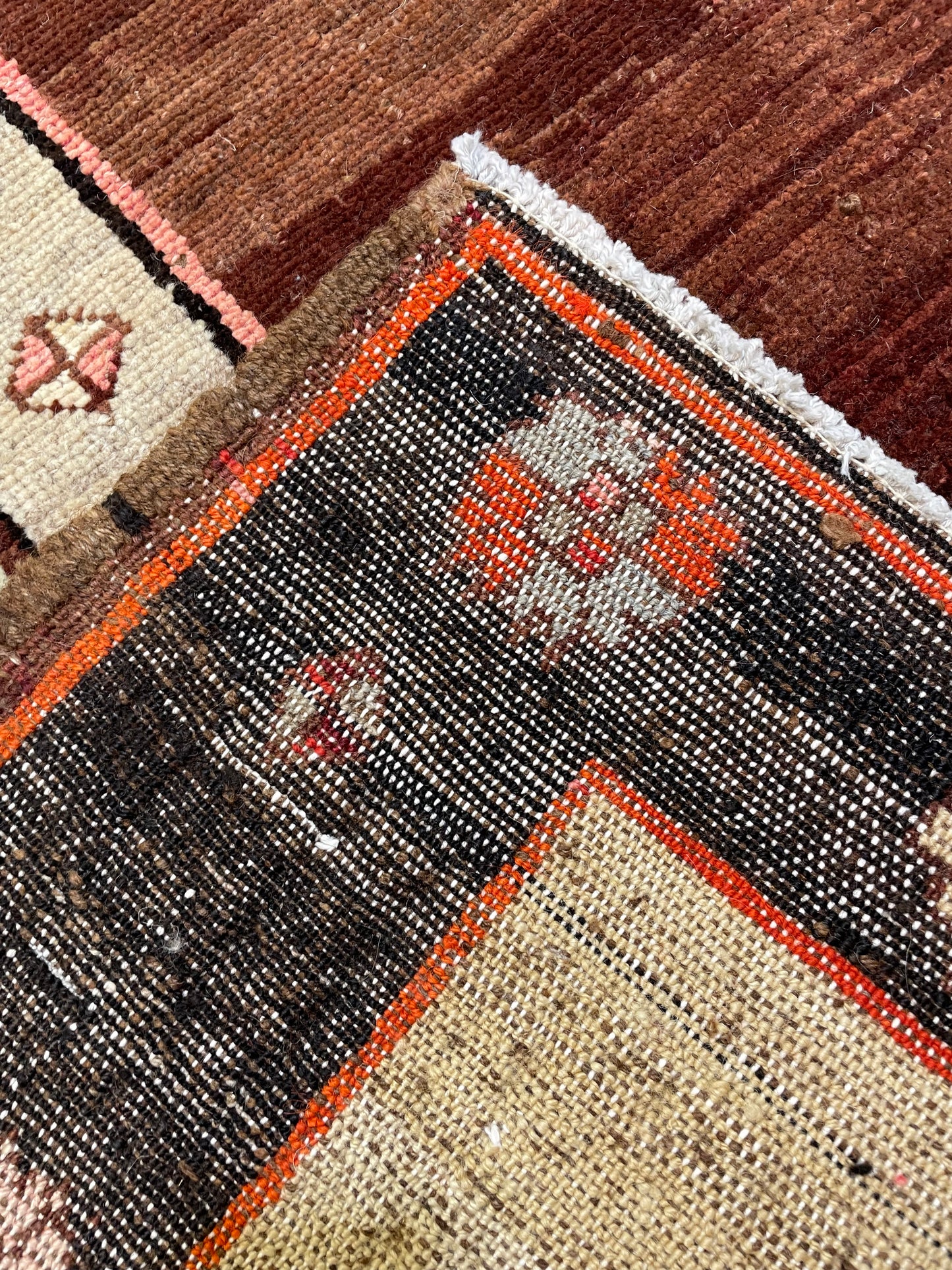 Hand-Knotted Wool Rug Turkish Oushak 8'2" x 11'8"