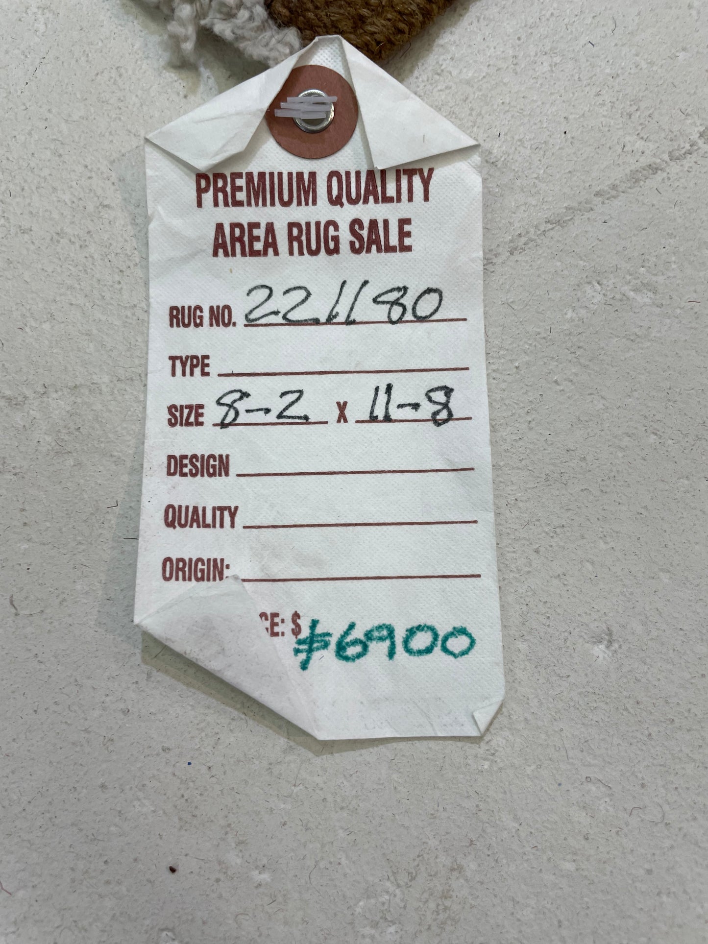 Hand-Knotted Wool Rug Turkish Oushak 8'2" x 11'8"