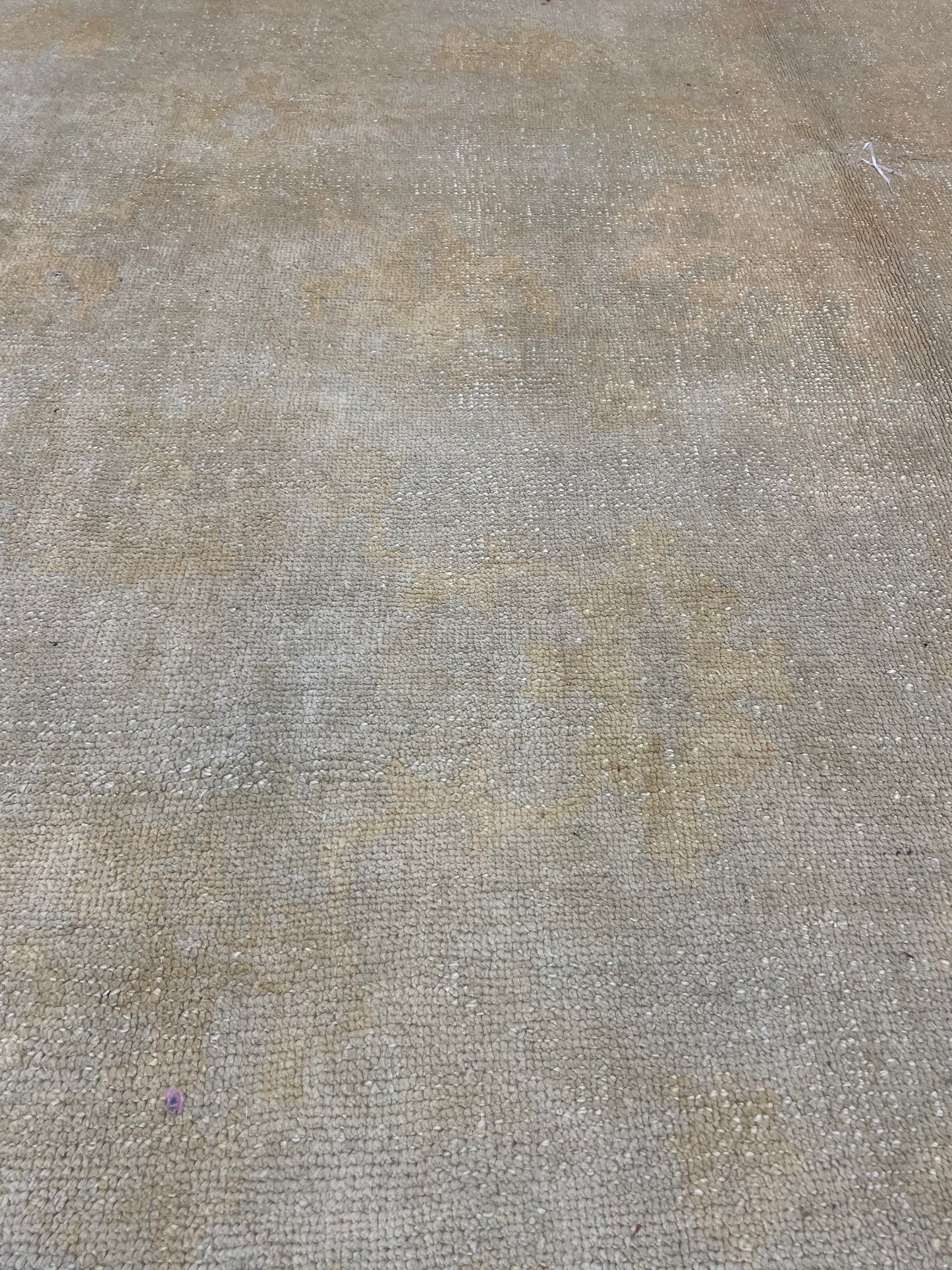 Hand-Knotted Wool Rug Turkish Oushak 10'10" x 14'4"