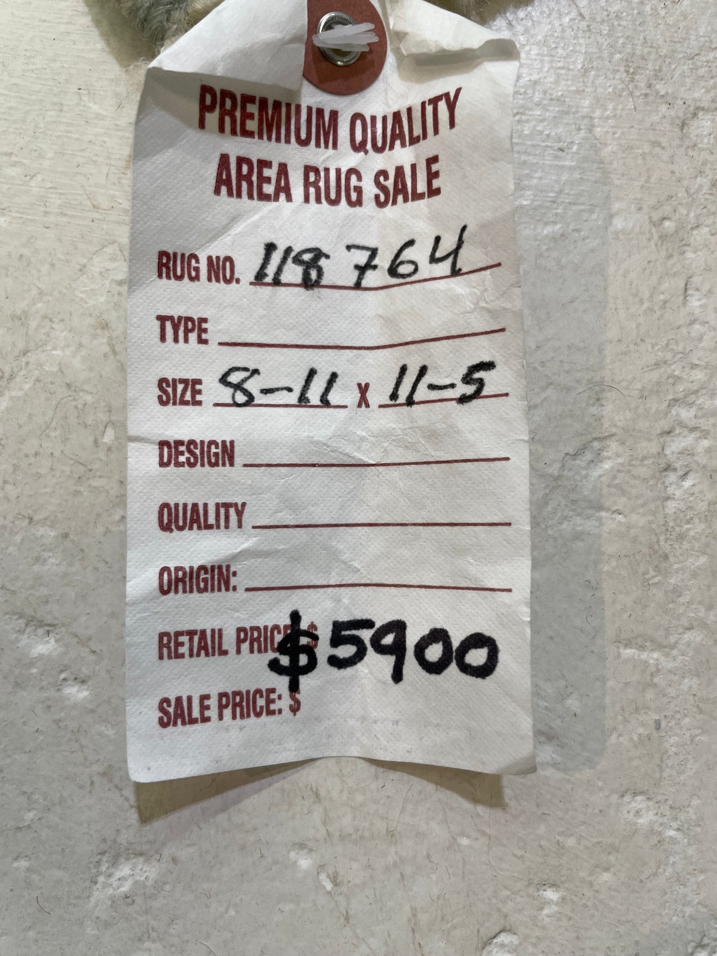 Hand-Knotted Wool Rug Turkish Oushak 8'11" x 11'5"