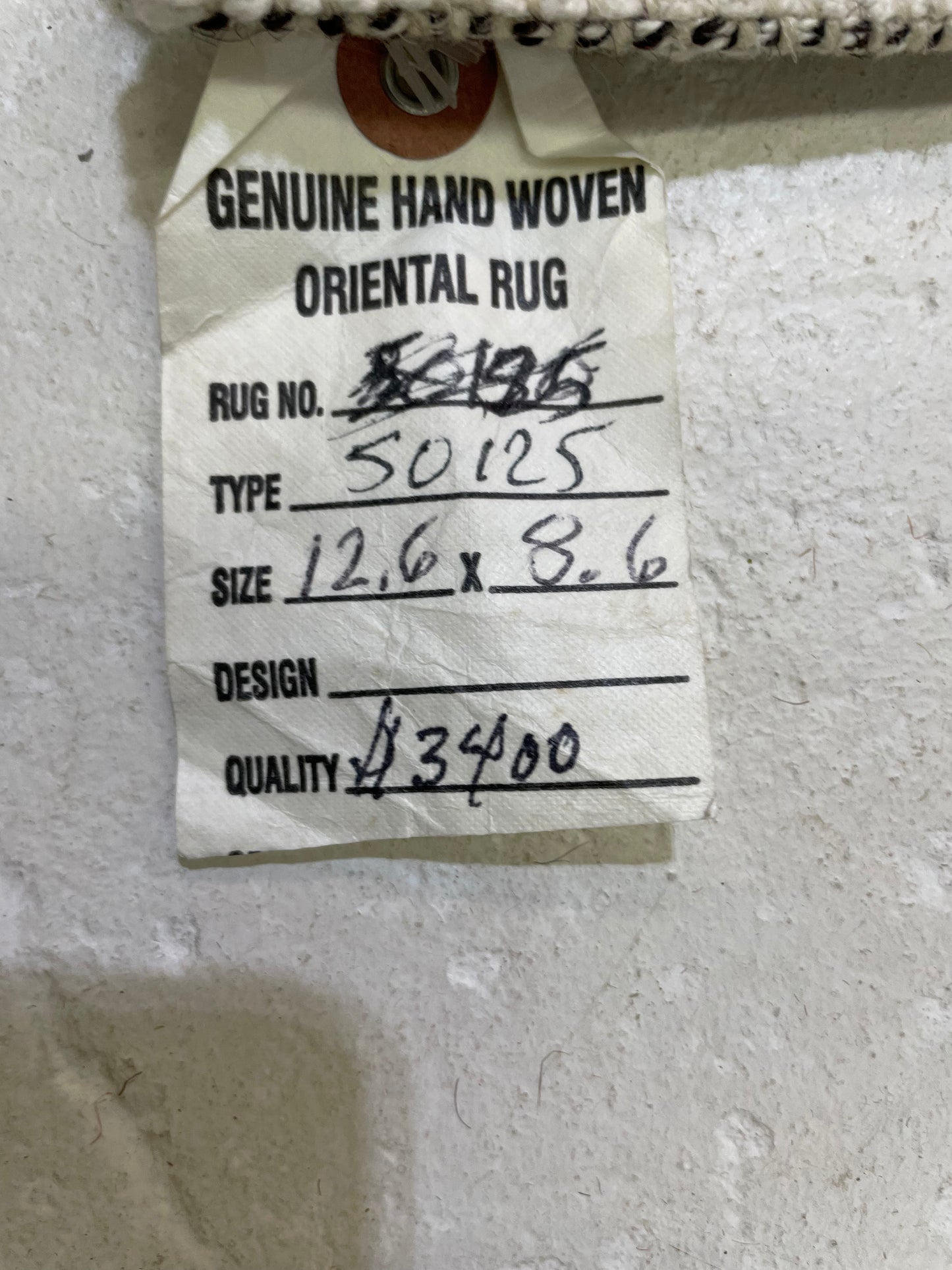 Hand-Knotted Wool Rug Turkish Oushak 8'6" x 12'6"