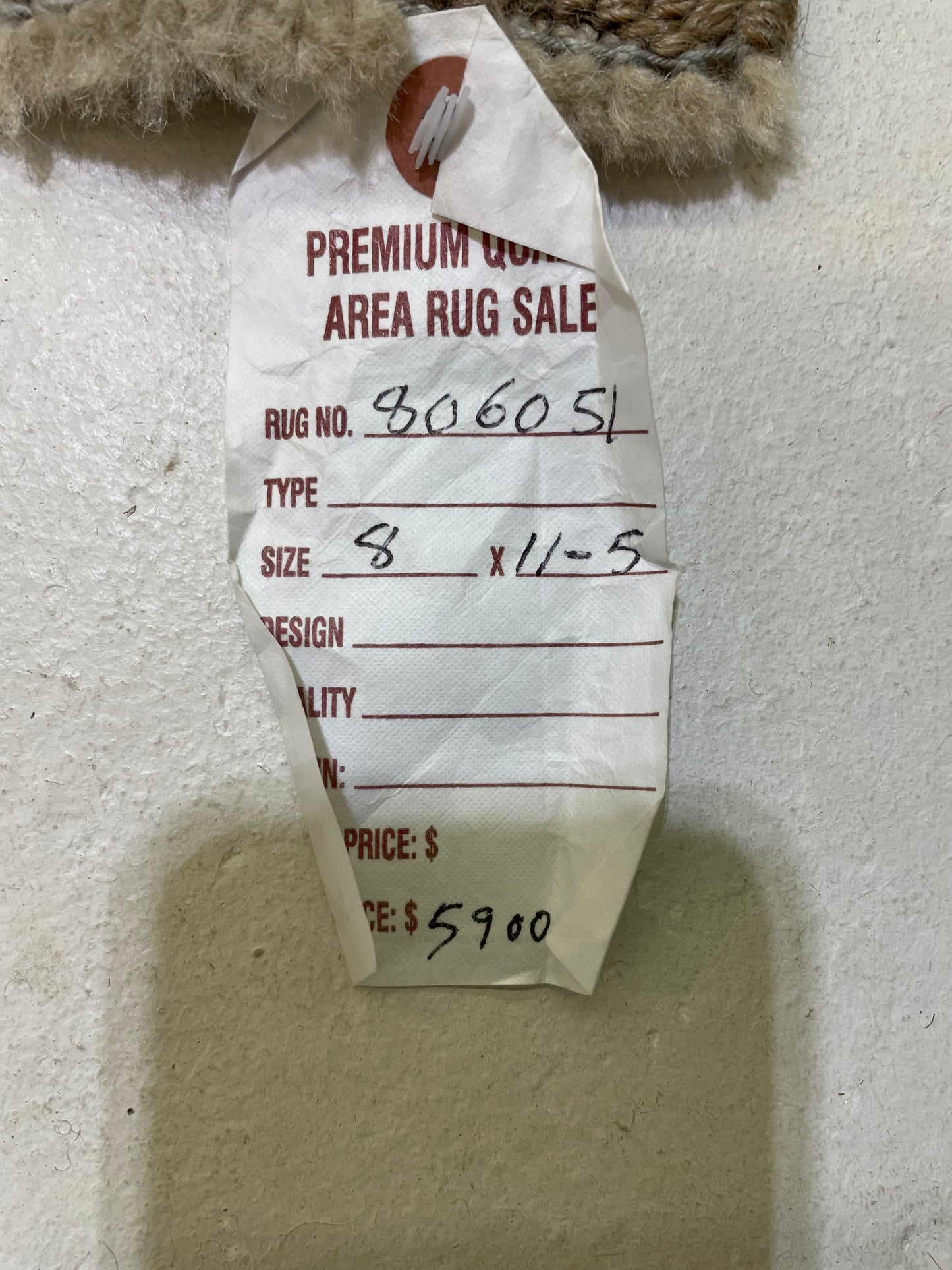 Hand-Knotted Wool Rug Turkish Oushak 8' x 11'5"