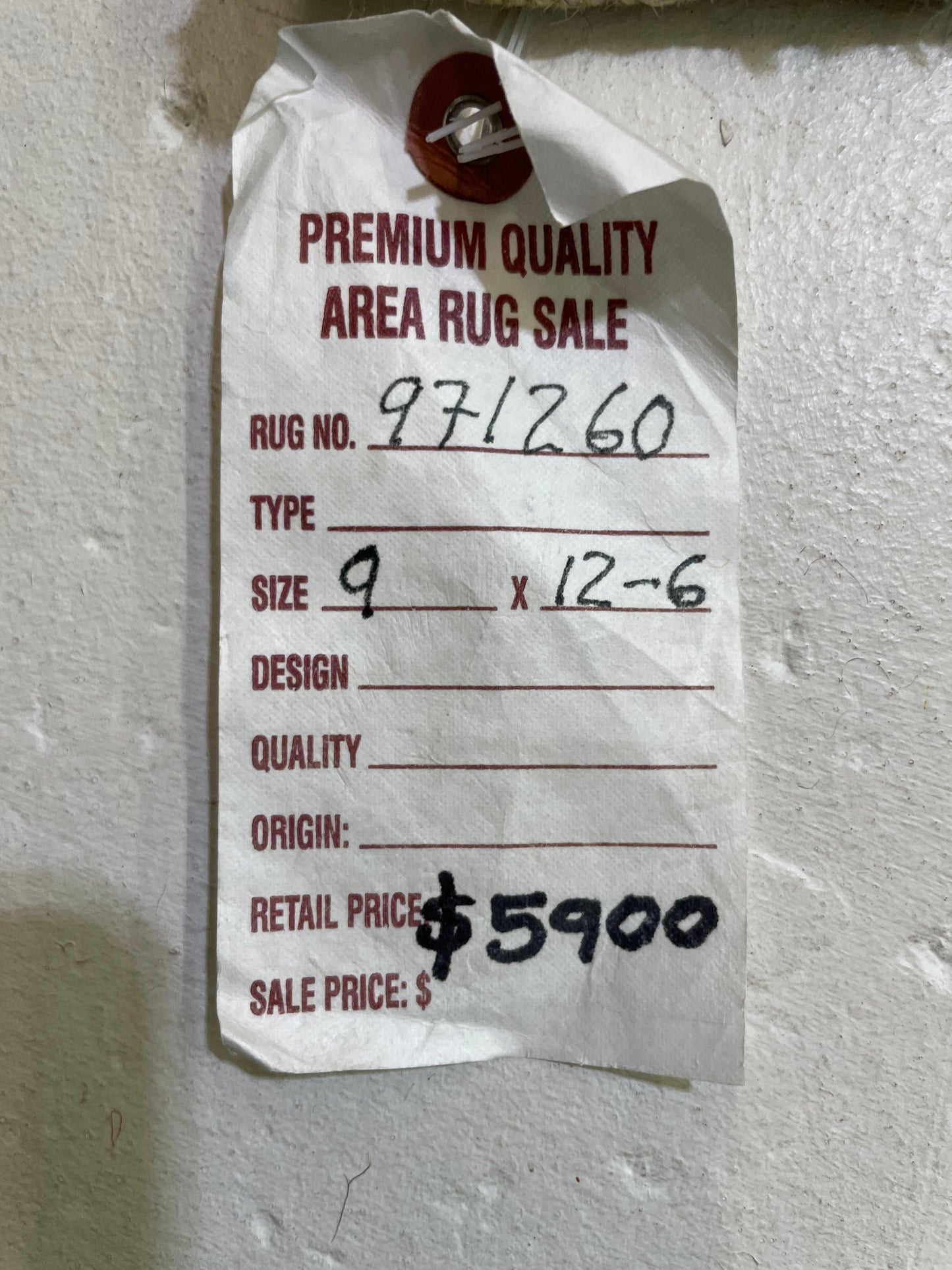 Hand-Knotted Wool Rug Turkish Oushak 9' x 12'6"